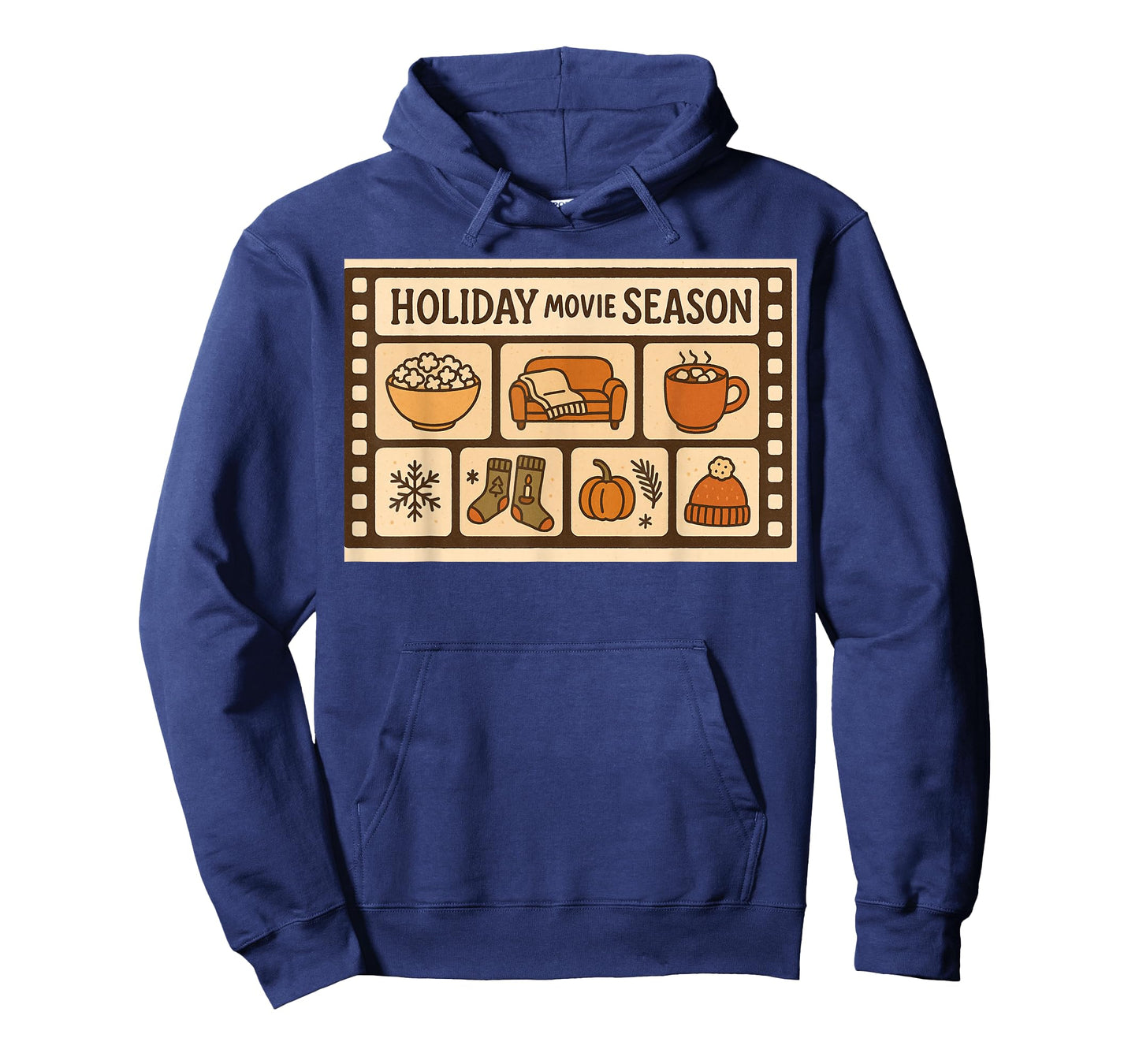 Holiday Movie Season Retro Cozy Christmas Aesthetic T-Shirt