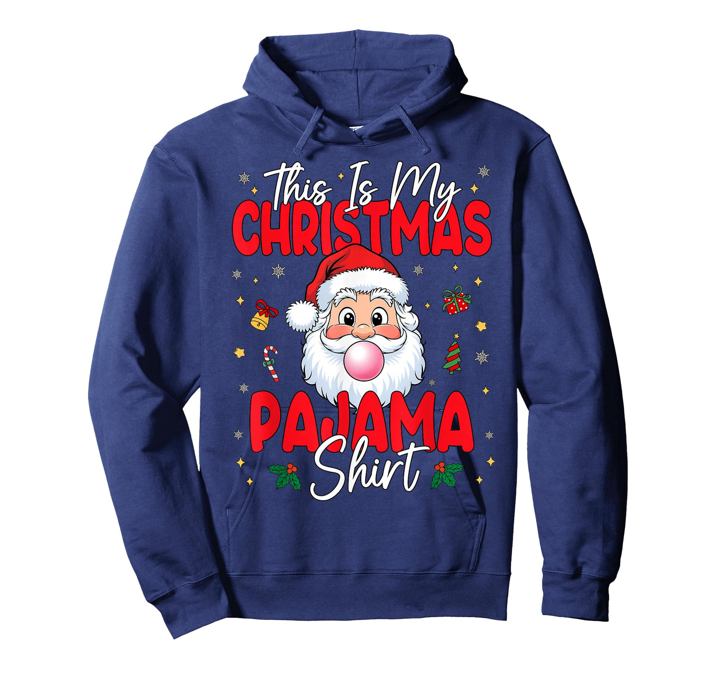 This is My Christmas Pajama Shirt Funny Santa Men Women Kids T-Shirt