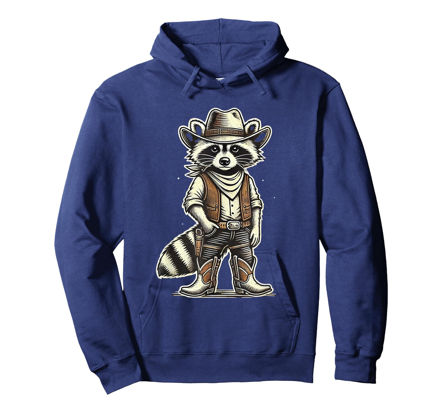 Raccoon Cowboy Cowgirl Racoons Vintage Country Western T-Shirt