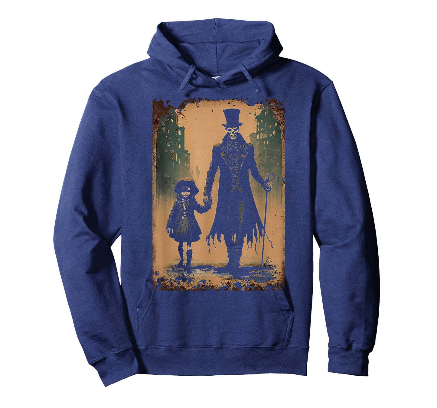 Reaper Of Death Making Friends On A Victorian City Street T-Shirt