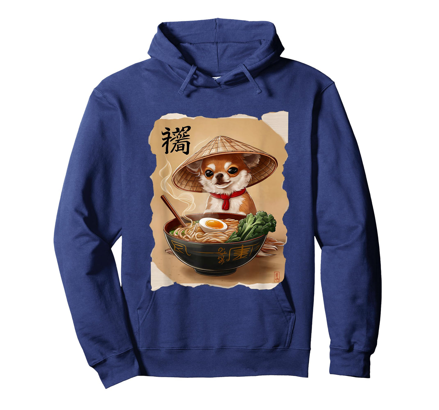 Men Woman Kawaii Eating Ramen Japanese Chihuahua T-Shirt