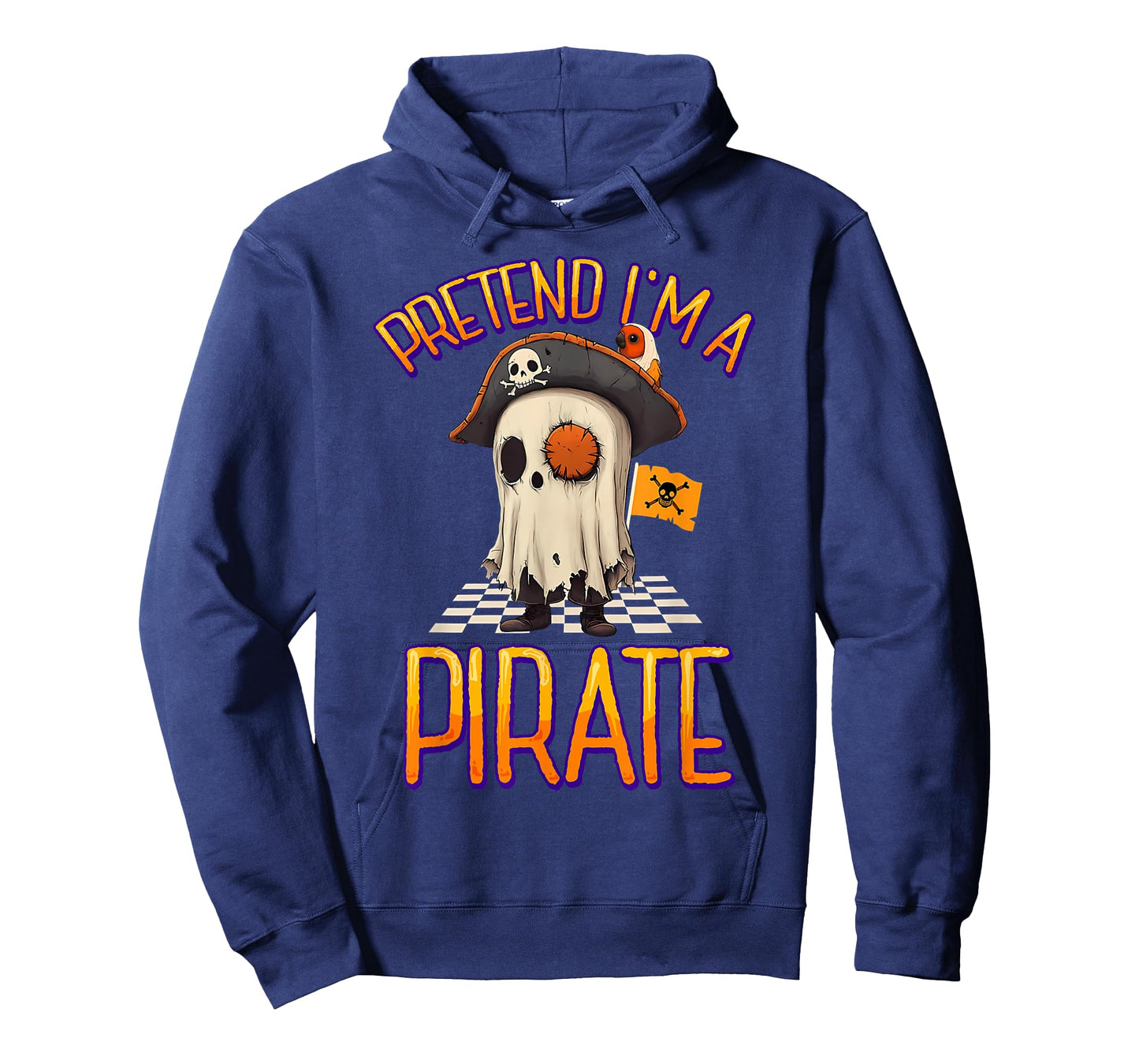 Pretend I'm A Pirate Ghost Funny Halloween Costume Men Women T-Shirt