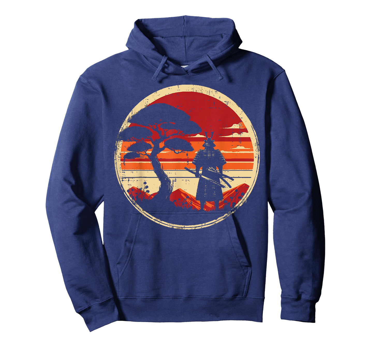 Japanese Art Samurai Retro Sunset Warrior Men Women Kids T-Shirt