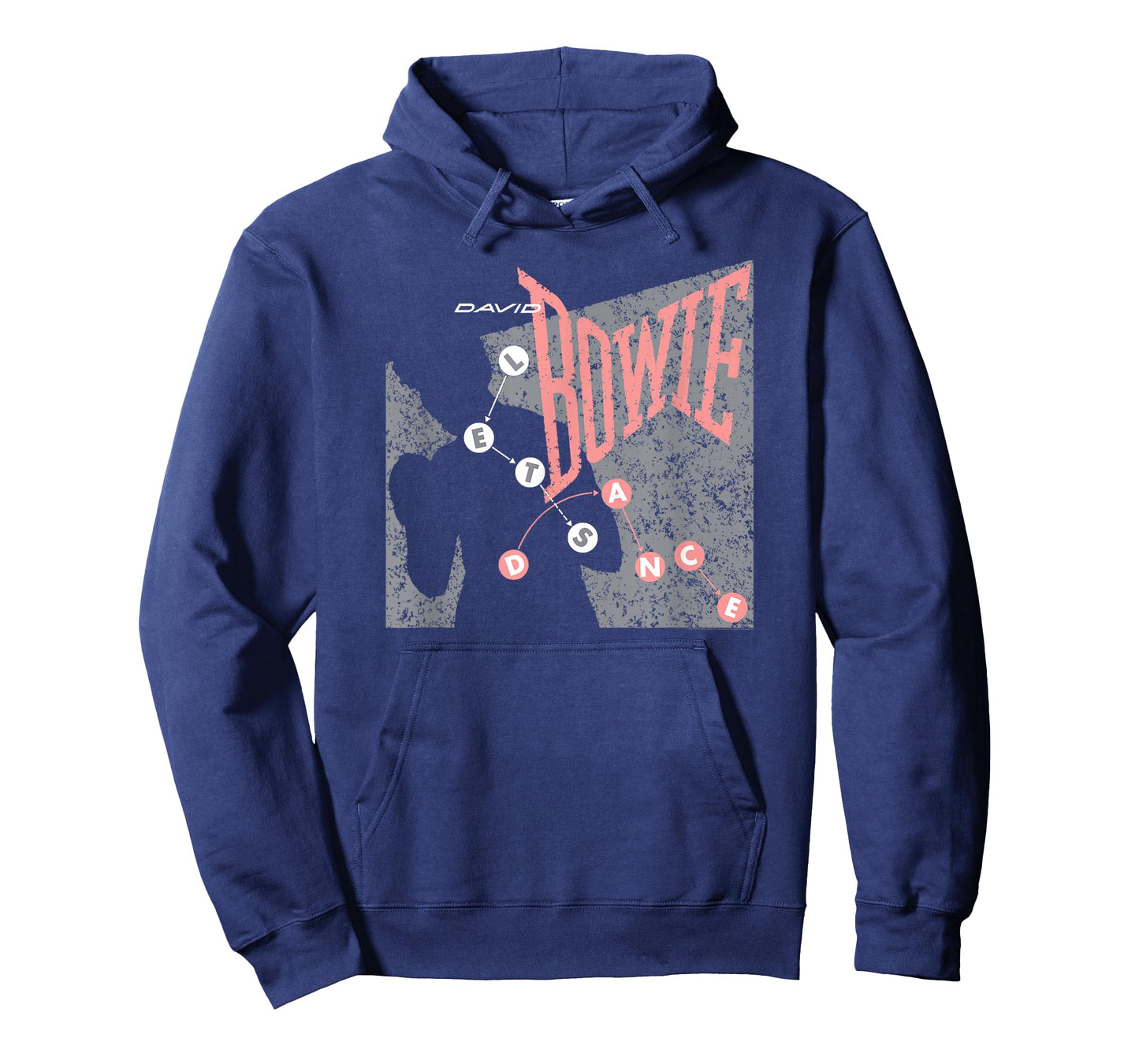 David Bowie Let's Dance Pink and Grey T-Shirt