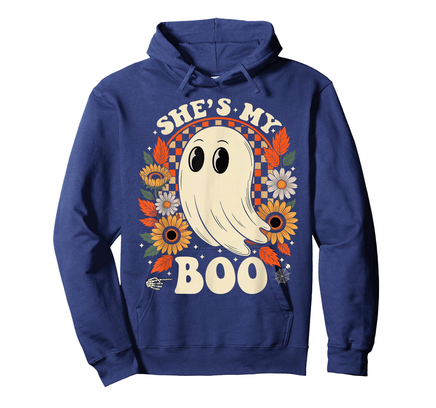 Couples She's My Boo Skeleton Matching Couple Halloween T-Shirt