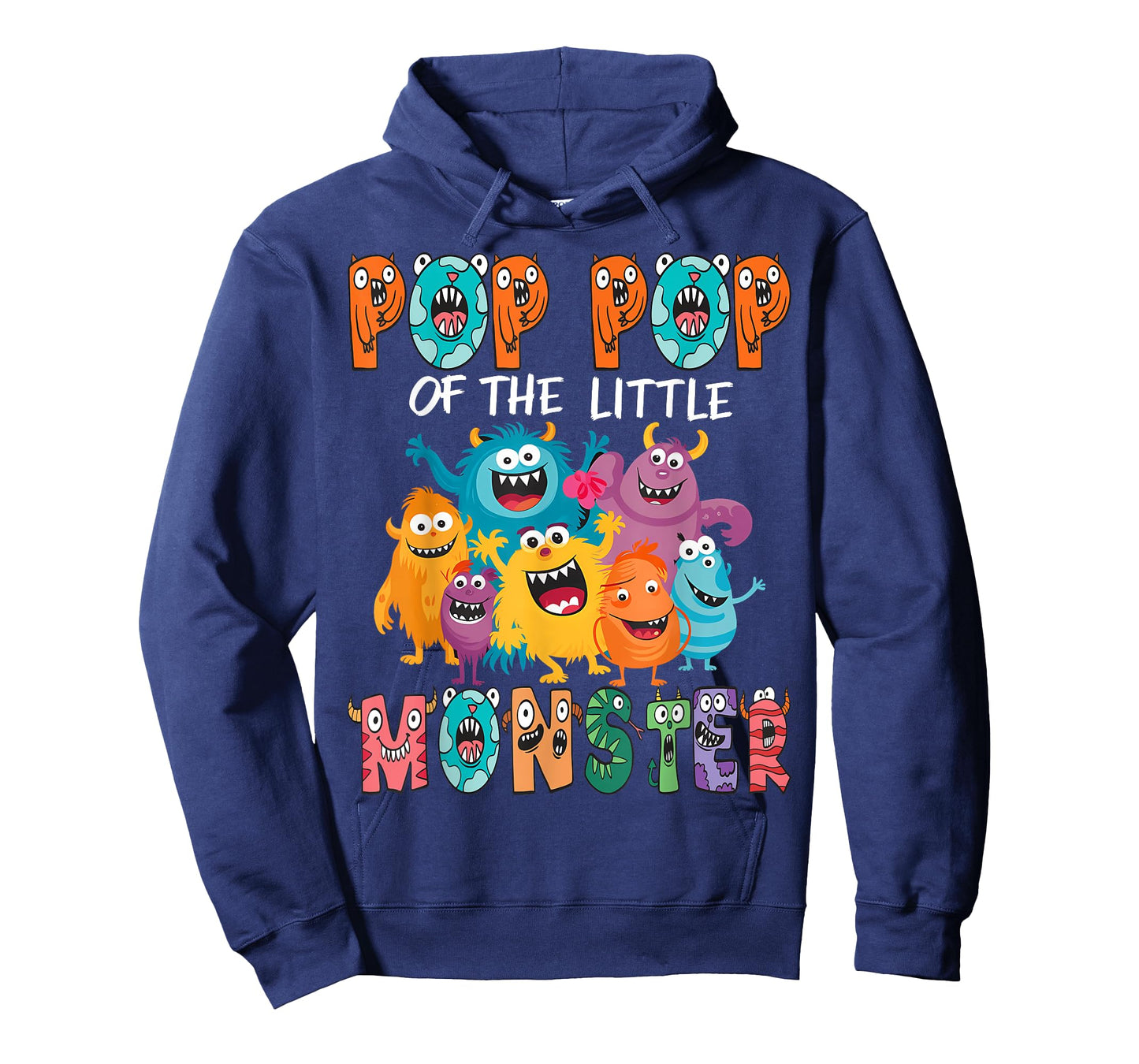 Pop Pop Of The Little Monster Kids 1St Birthday Party T-Shirt