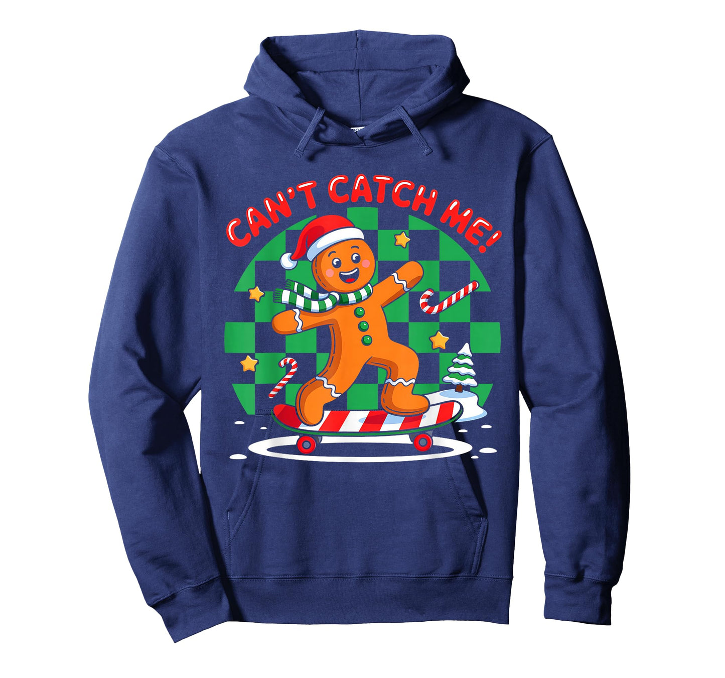 Can't Catch Me Gingerbread Christmas Cookies Toddler Boys T-Shirt