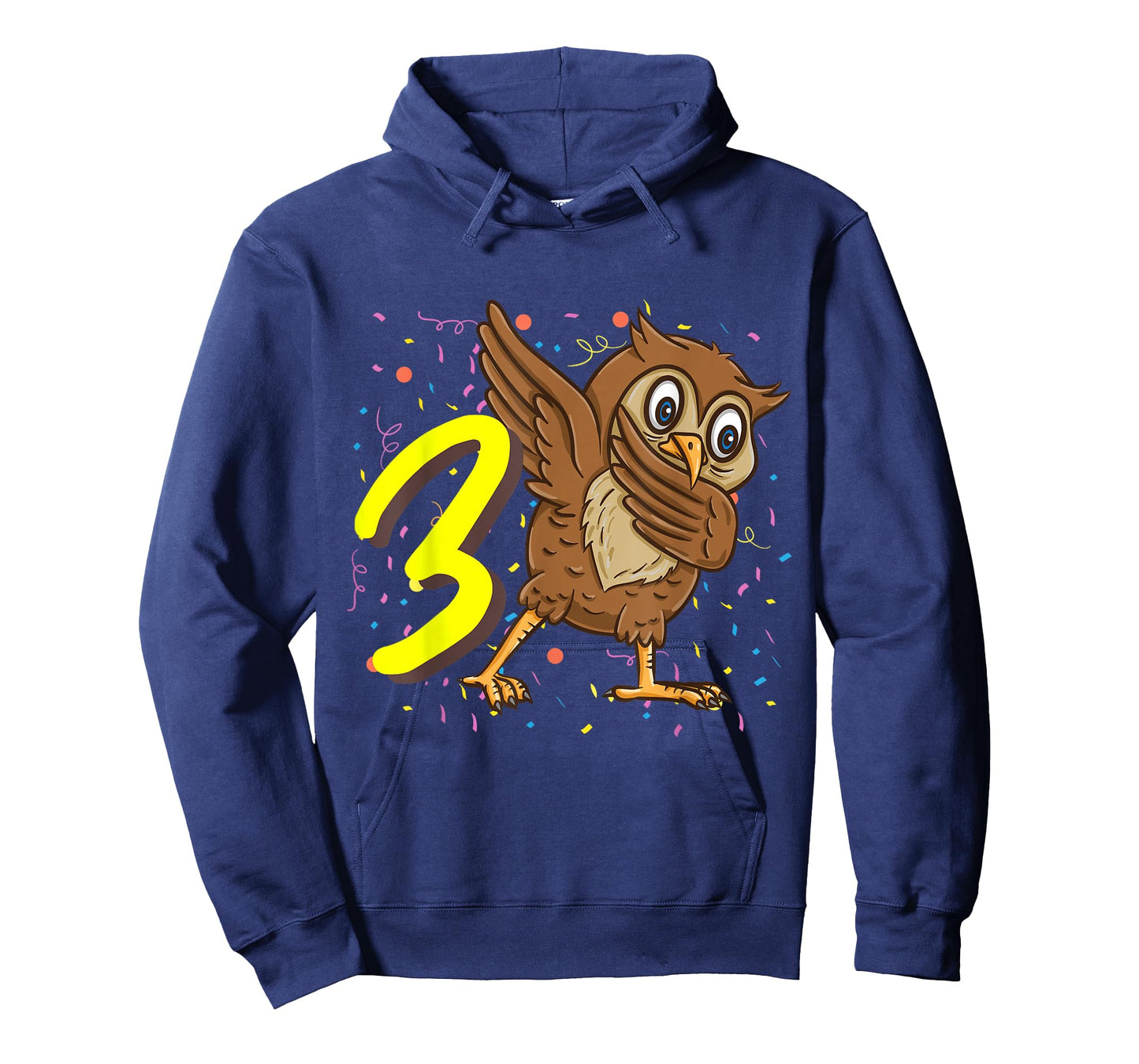 3 Year Old Owl Bird Birthday T-Shirt