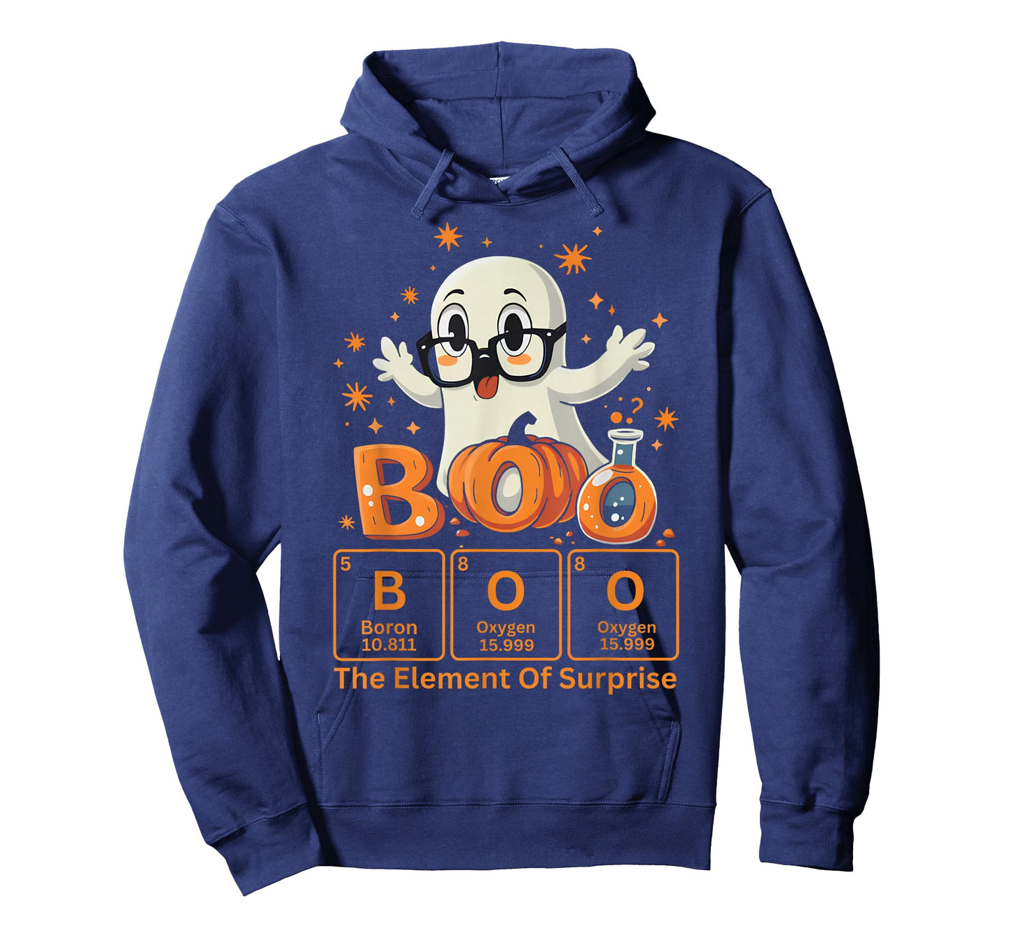 Chemistry Boo The Element of Surprise Cute Chemist Halloween T-Shirt