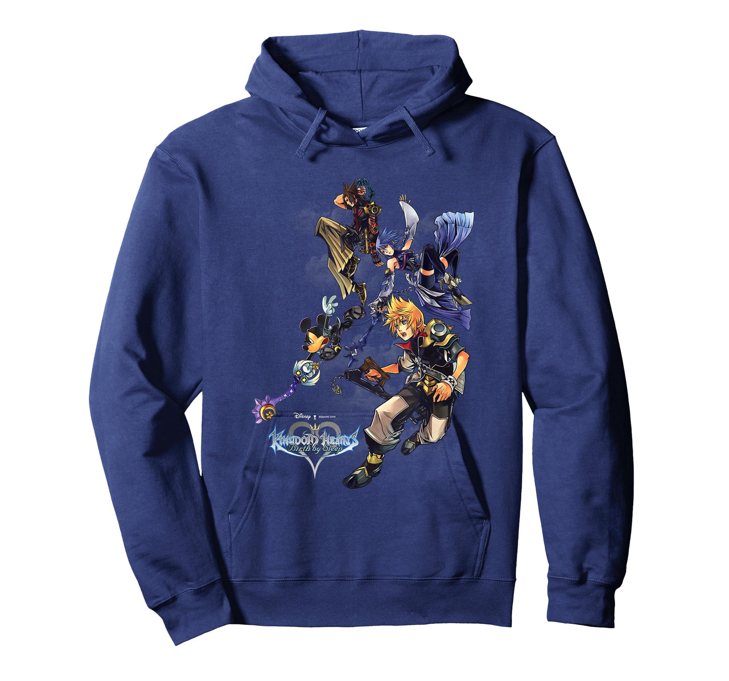 Disney Kingdom Hearts Mickey & Heroes Falling Group Shot T-Shirt