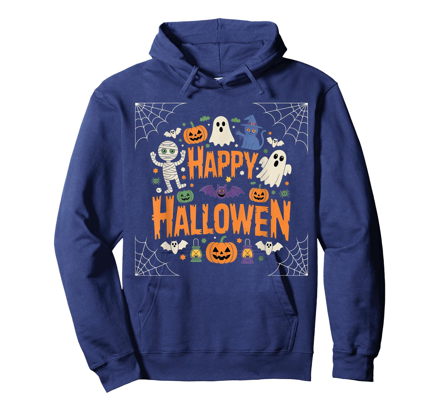 Happy Halloween Ghost Scary Pumpkin Men Women Kids T-Shirt