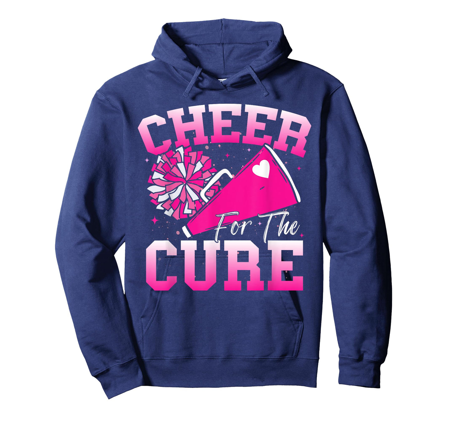 Cheer For The Cure Sport Breast Cancer Awareness Cheerleader T-Shirt
