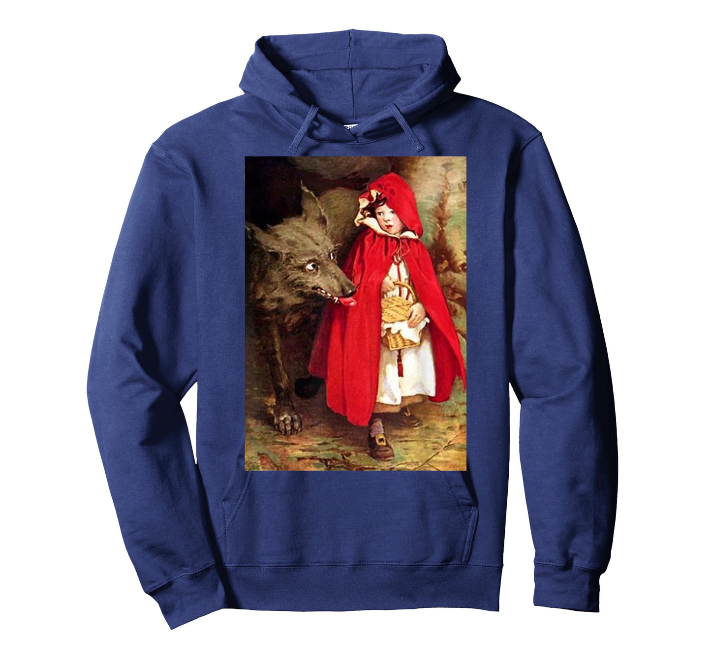 Vintage Fairytales Bad Wolf and Little Red Riding Hood T-Shirt