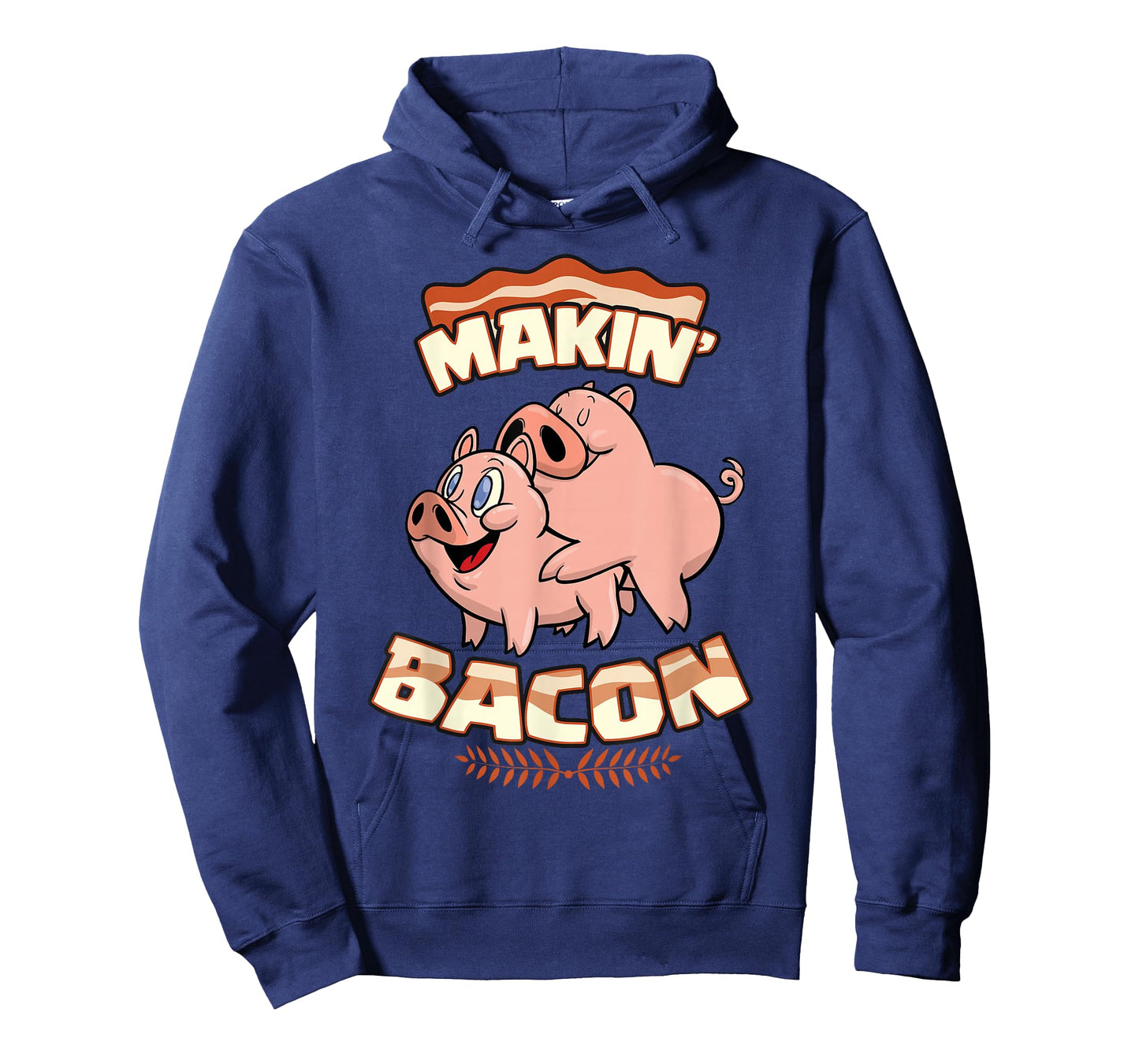 Makin' Bacon T-shirt, Pig, Funny Meatatarian, Zany Brainy T-Shirt