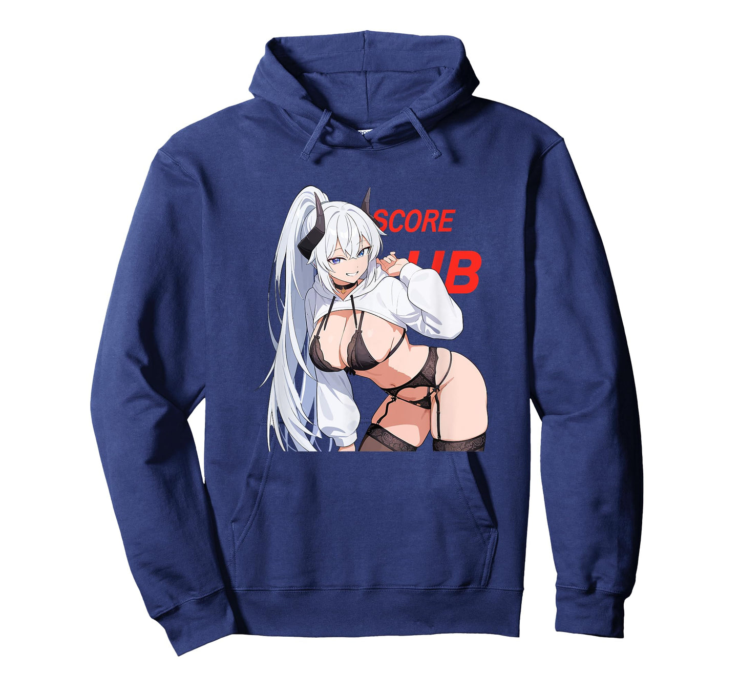 Waifu Sexy Anime Girl Horns Japanese Manga Style T-Shirt