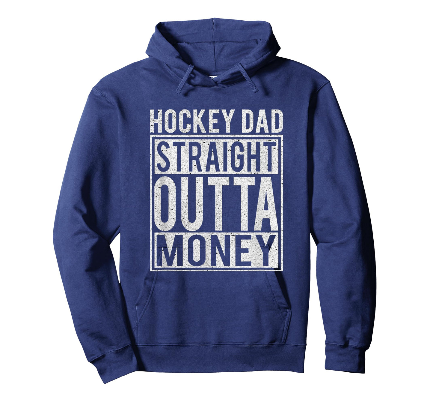 Hockey Dad Straight Outta Money T-Shirt I Funny Hockey Gift T-Shirt