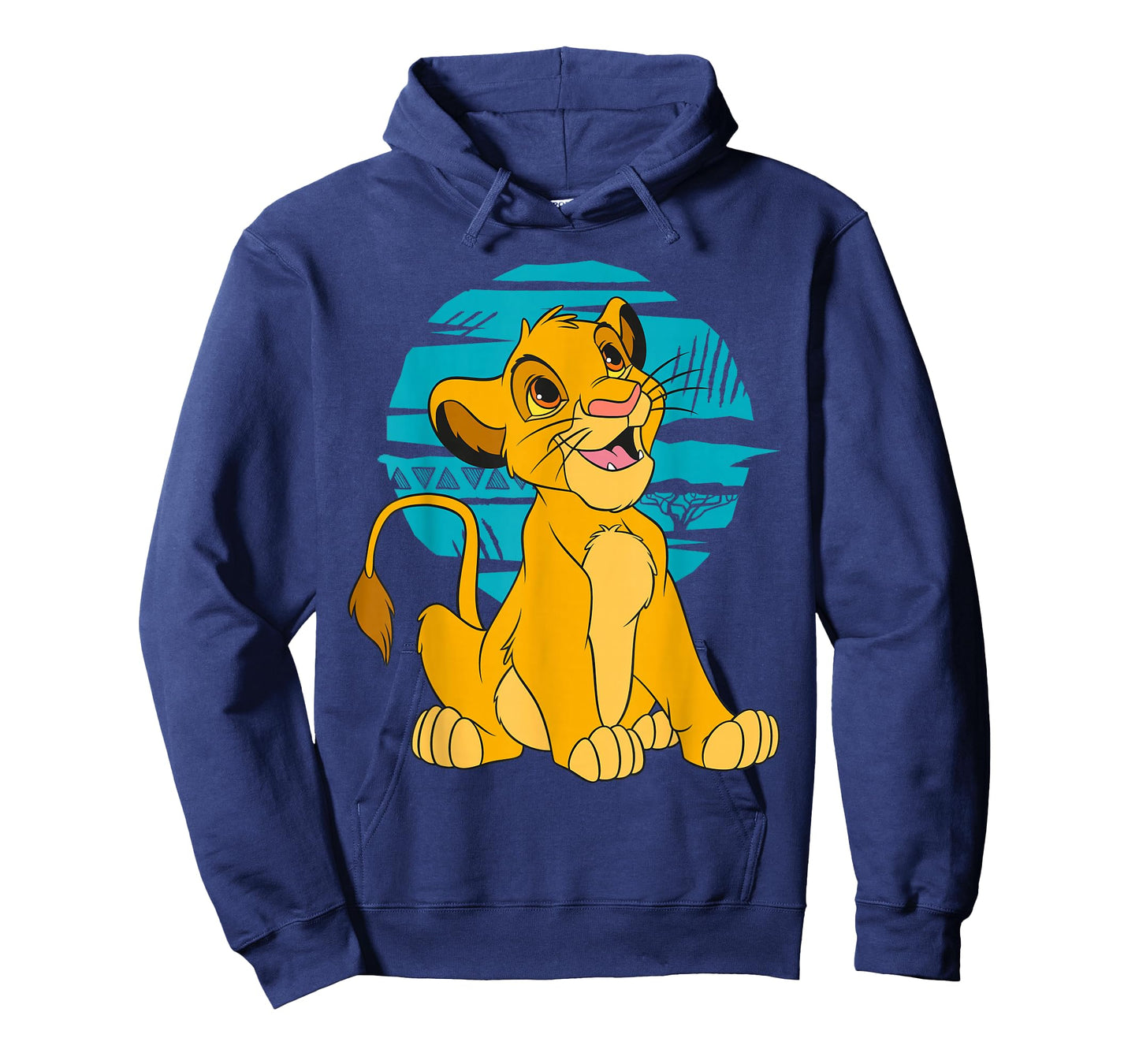 Disney The Lion King Young Simba Happy Blue Retro T-Shirt
