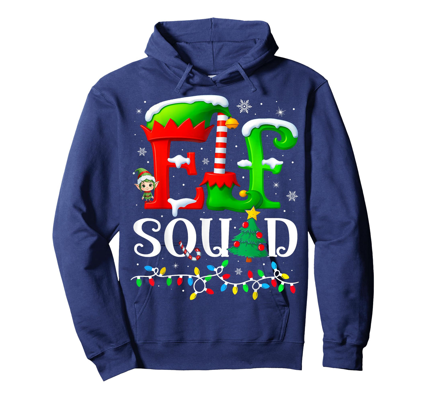 Elf Squad Christmas Family Matching Pajamas Elf Boys Kid Men T-Shirt
