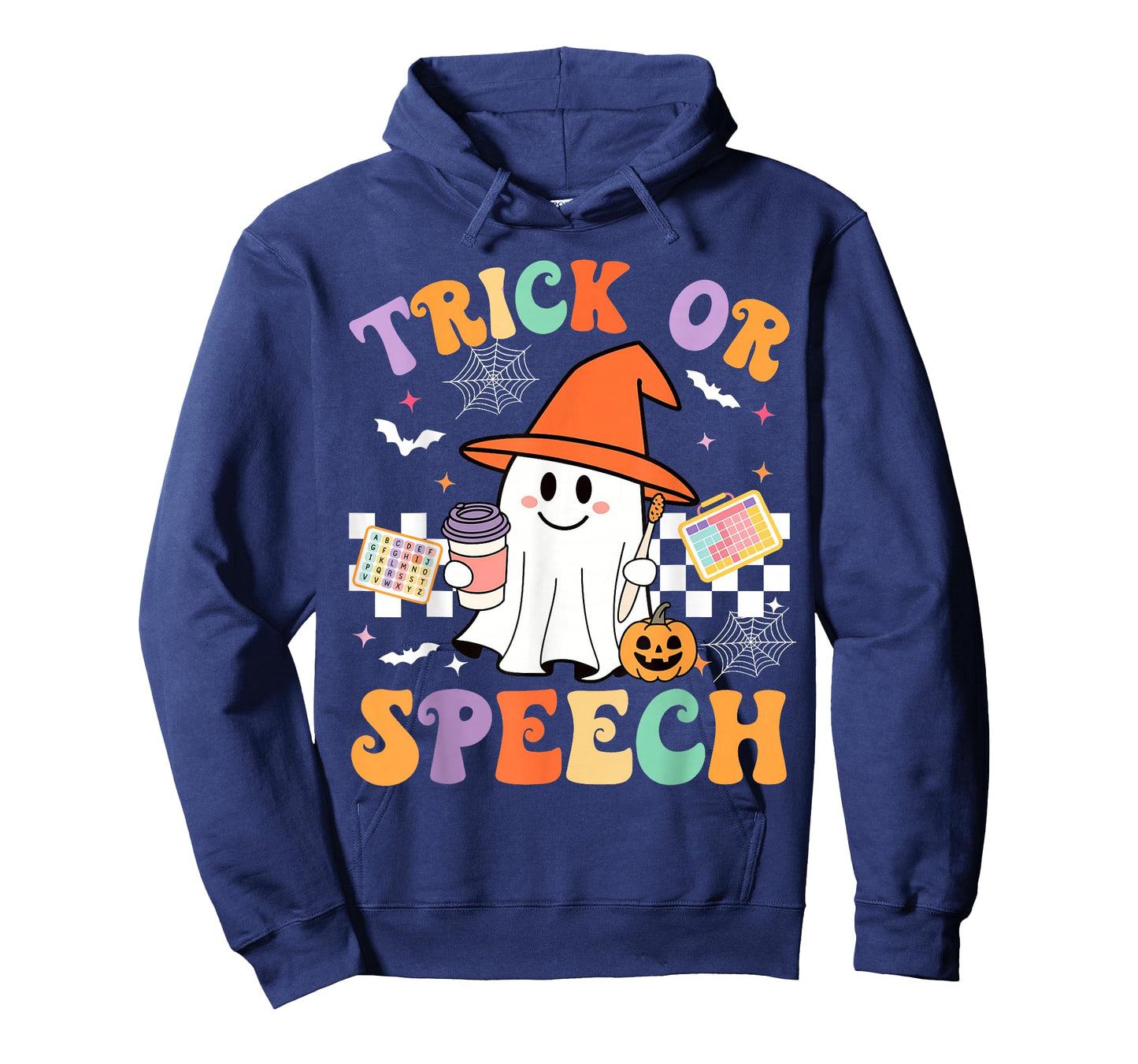 Trick Or Speech Halloween SLP Retro Speech Therapy Halloween T-Shirt