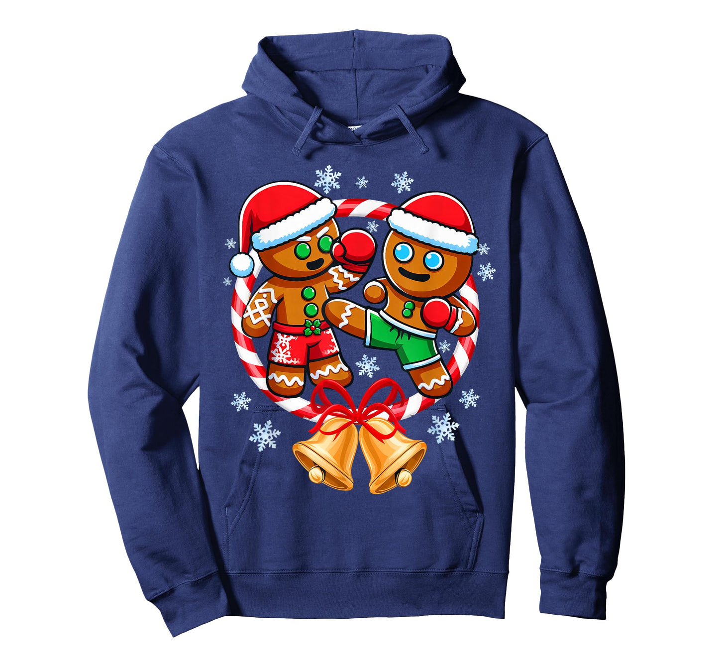Funny Gingerbread Cookies Christmas Funny Fighting Muay Thai T-Shirt