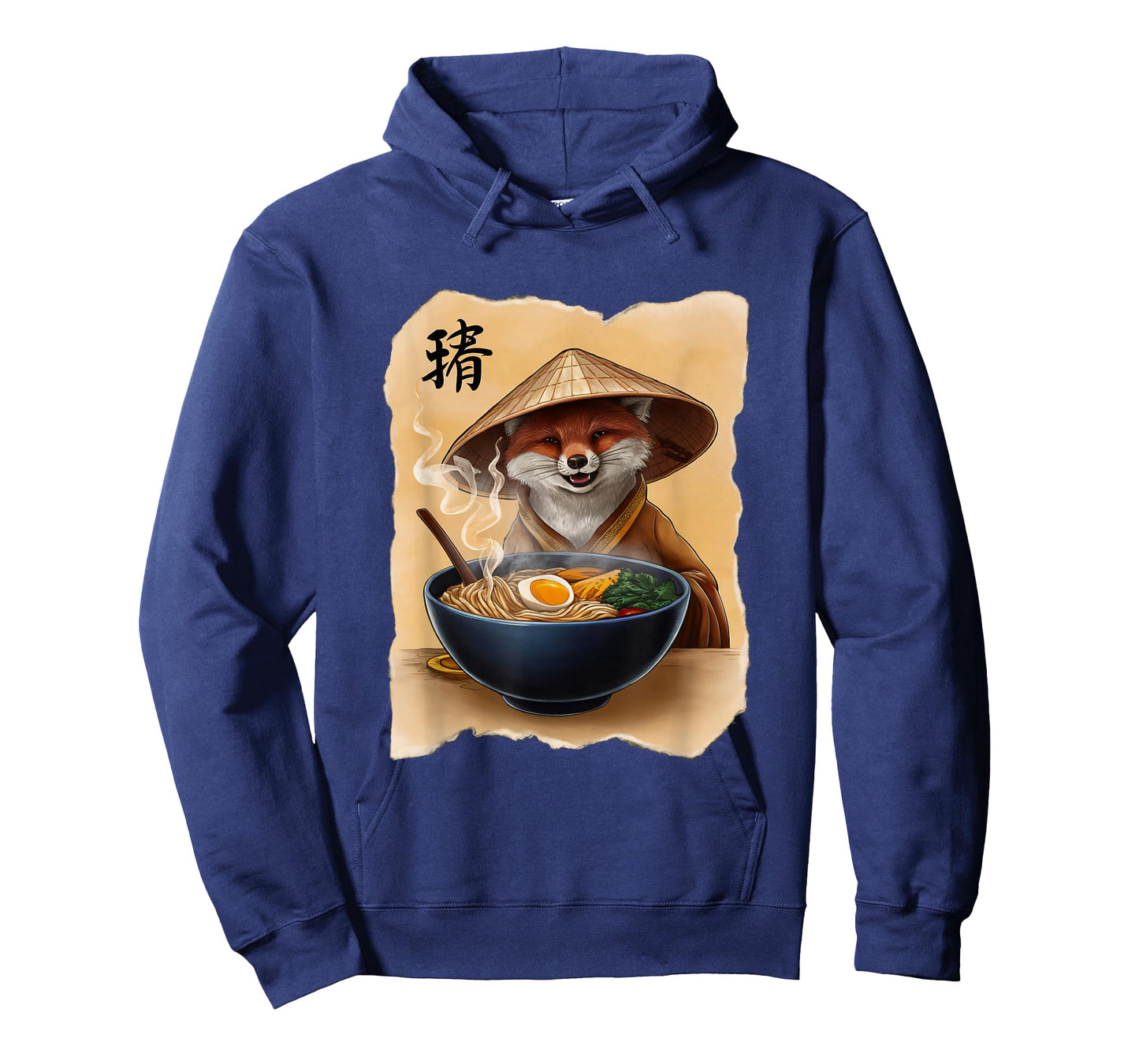 Fox Men Woman Kawaii Eating Ramen Japanese Fox T-Shirt