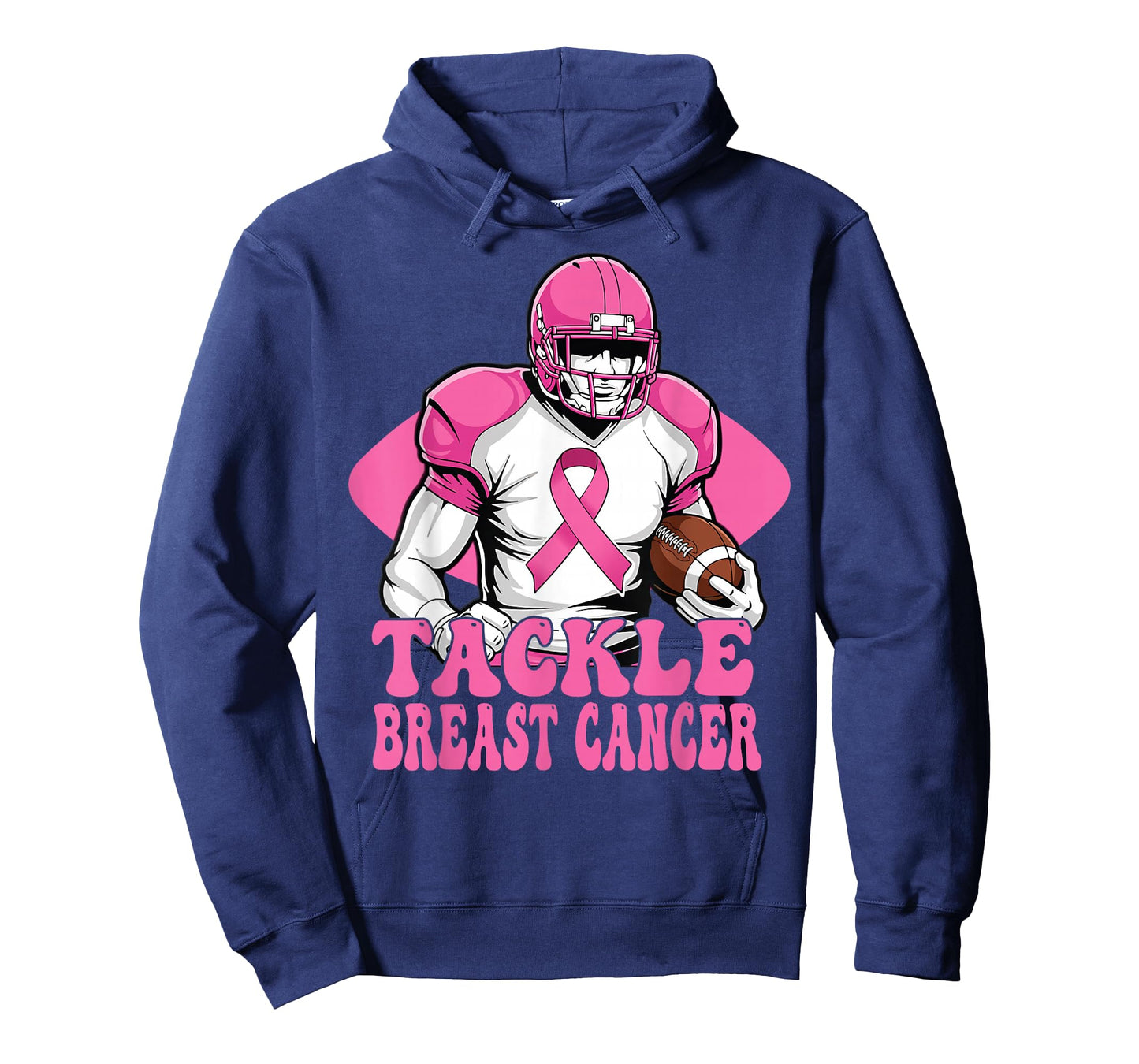 Tackle Breast Cancer Awareness American Football Women Kids T-Shirt