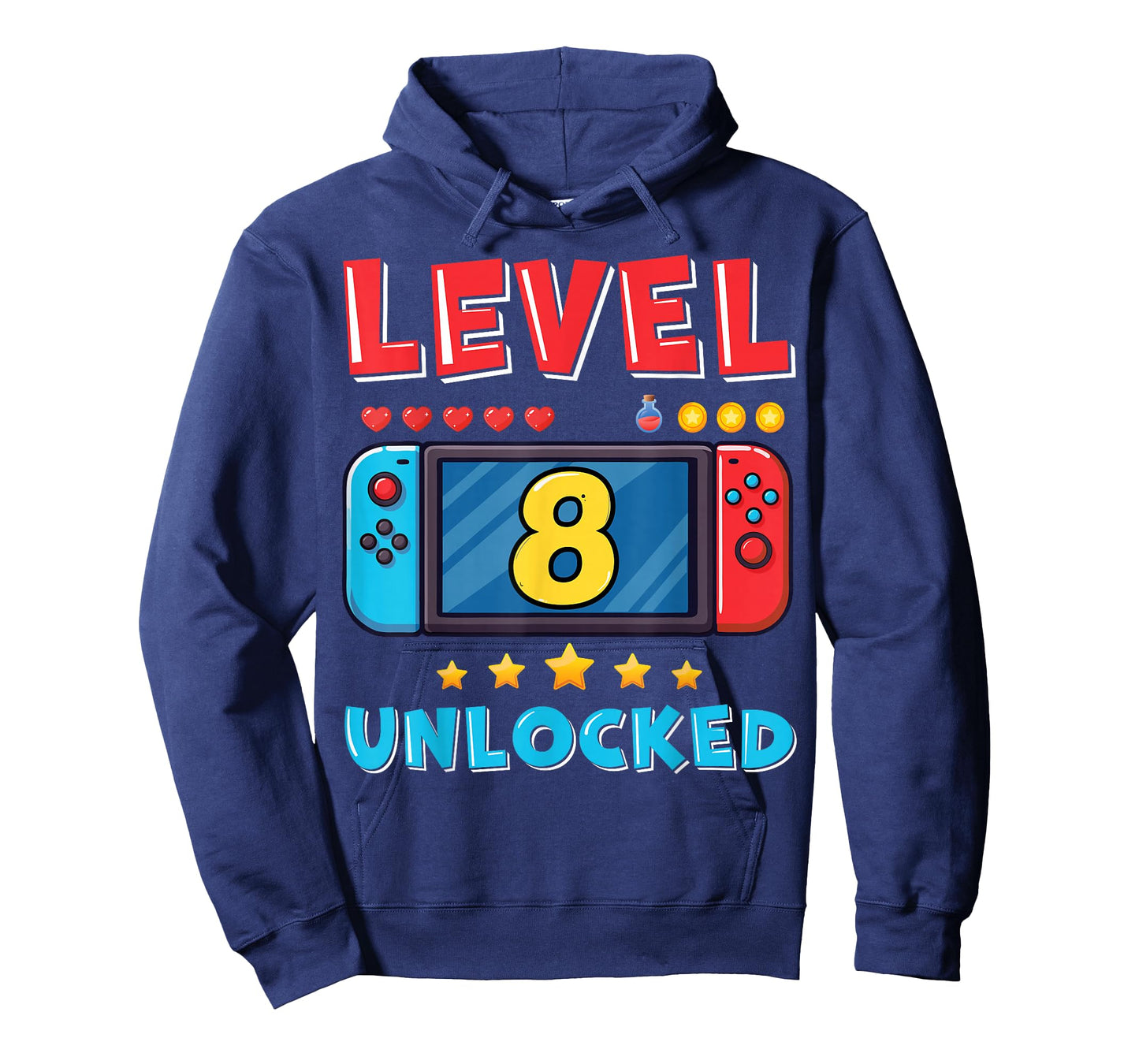 8 Year Old Bday Decorations Son Gamer Boy 8yr 8th Birthday T-Shirt