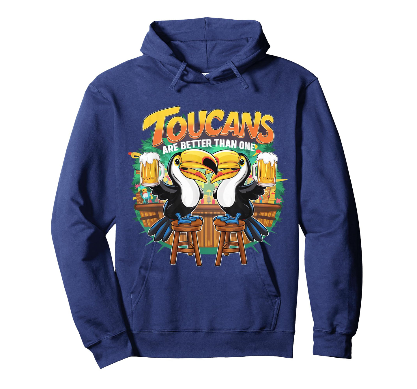 Toucans Are Better Than One Tropical Bird Beer Drinking T-Shirt