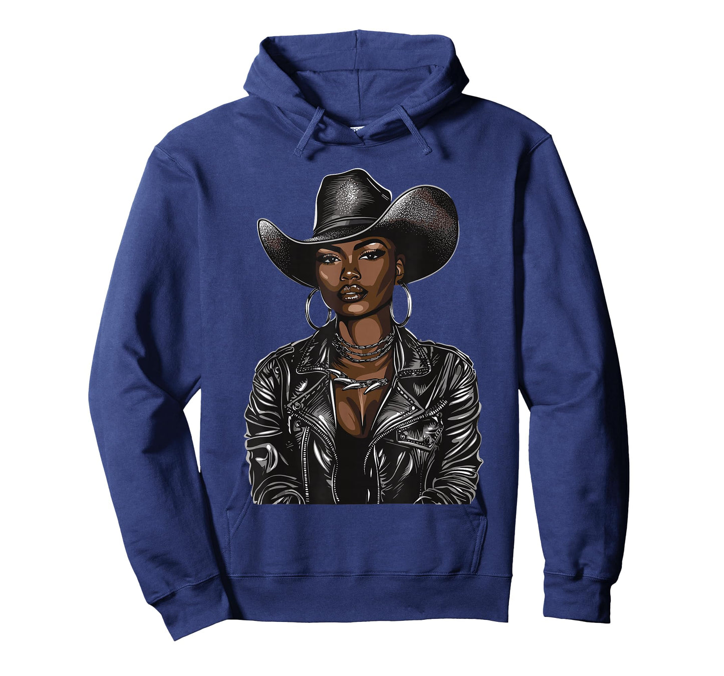 Black African American Cowgirl Western Country Texas Rodeo T-Shirt