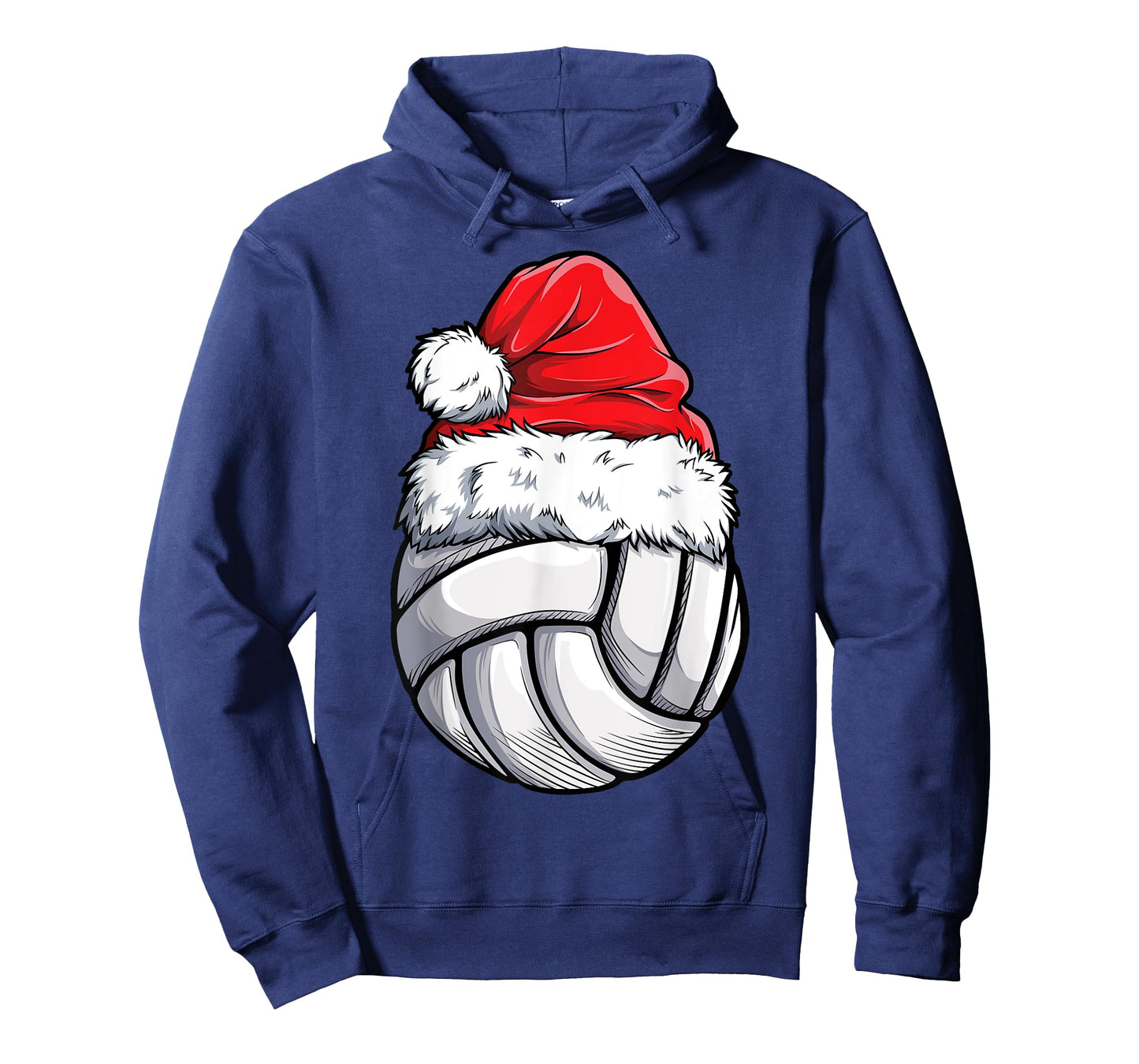Christmas Volleyball Ball Santa Hat Xmas Girls Women Sports T-Shirt