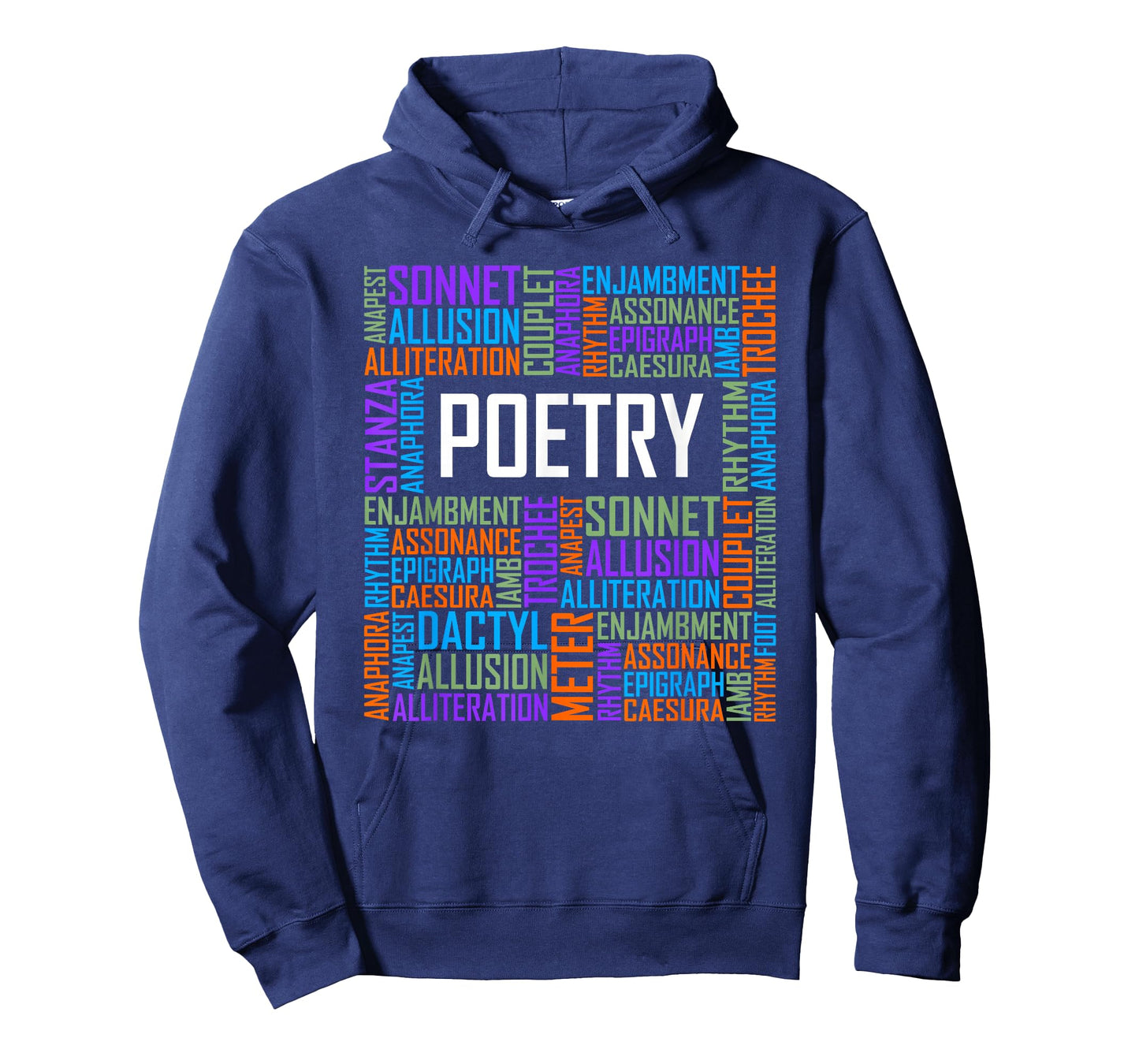 Poetry Words Lover Gift Poetry Writer Gifts T-Shirt