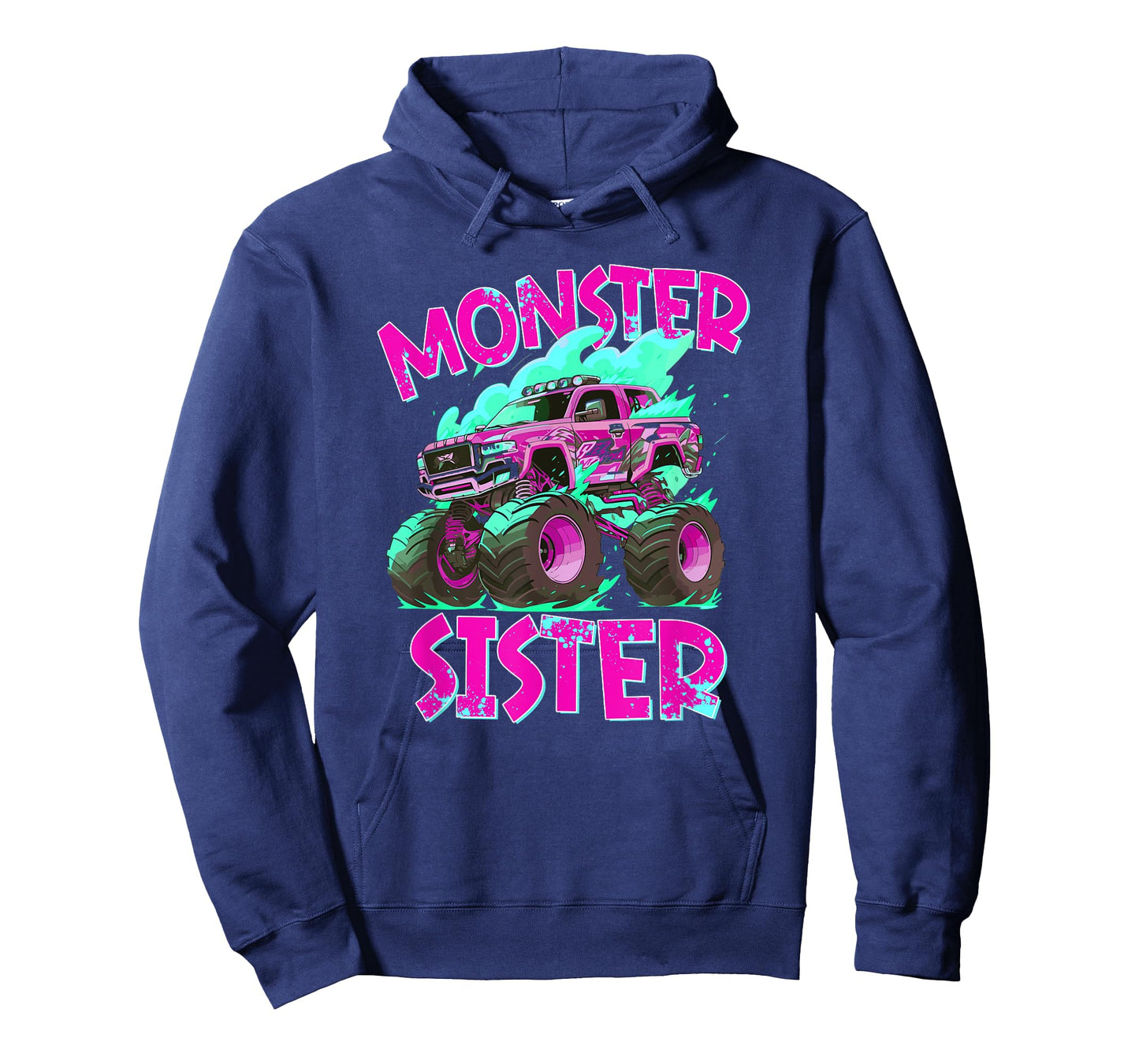 Monster Sister Monster Truck Sister Monster Truck Sis T-Shirt