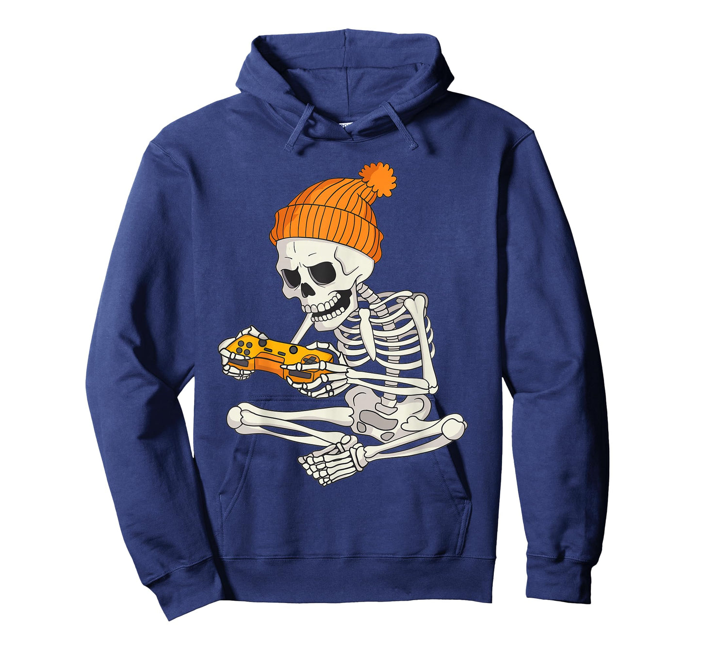 Funny Halloween Skeleton Gamer Video Games Boys Mens Gaming T-Shirt