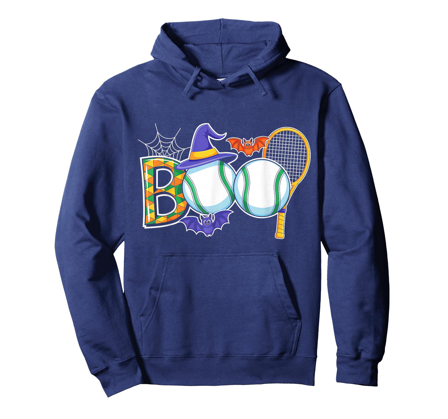 Tennis Boo Creepy Halloween Costume Pumpkin Tennis Lover T-Shirt