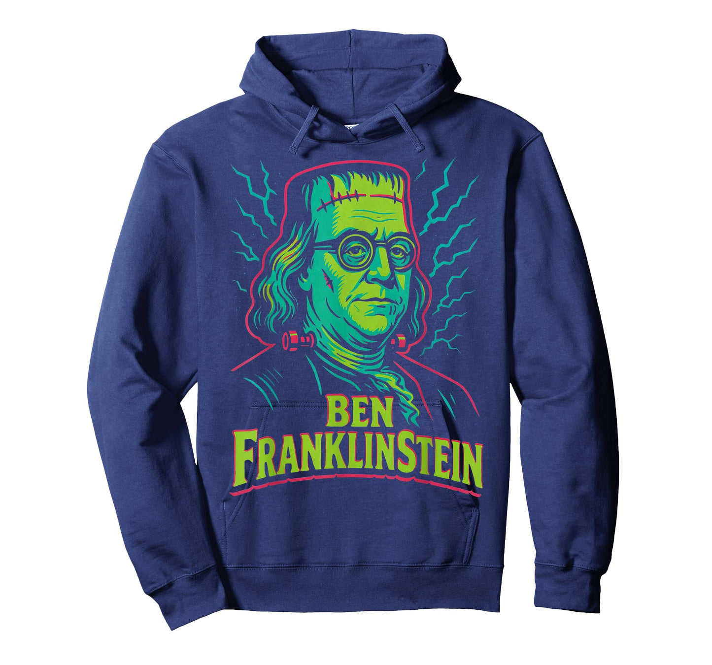 Ben Franklinstein Funny Halloween History Mashup T-Shirt