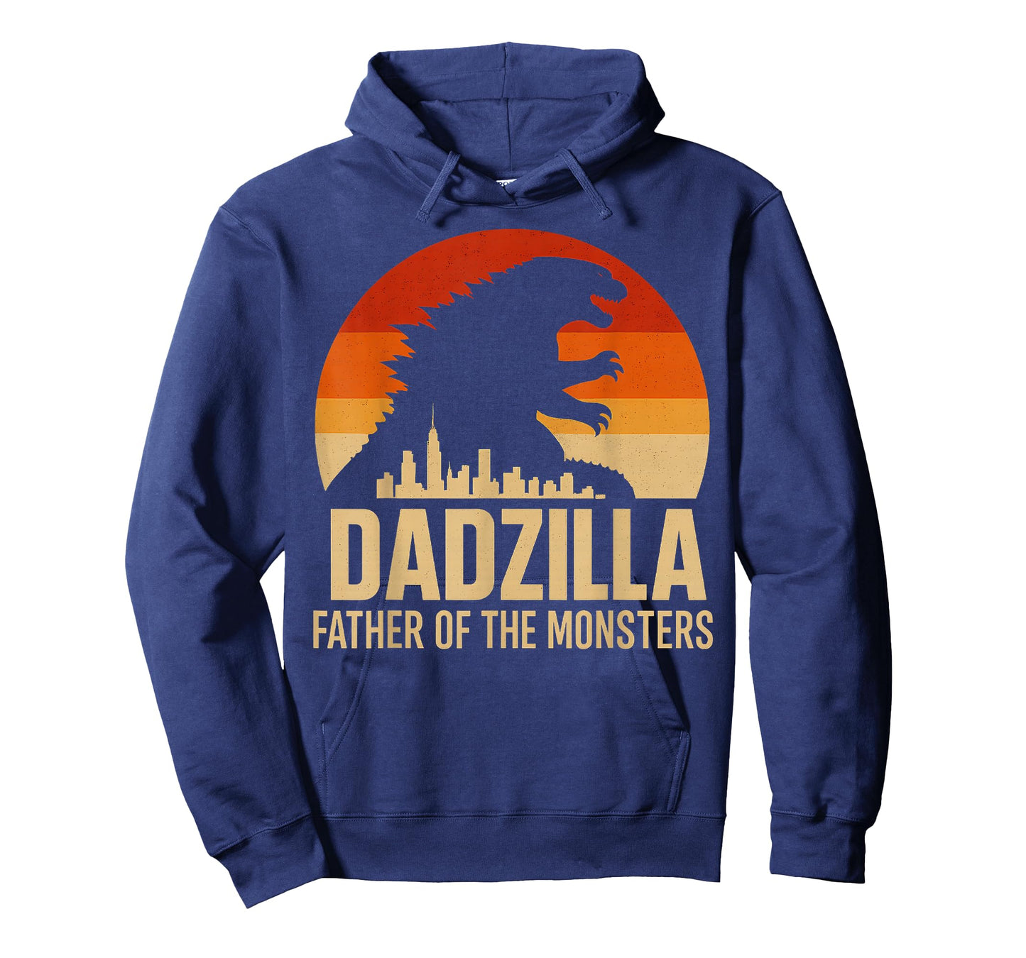Vintage Dadzilla Father Of The Monsters Mens Fathers Day T-Shirt