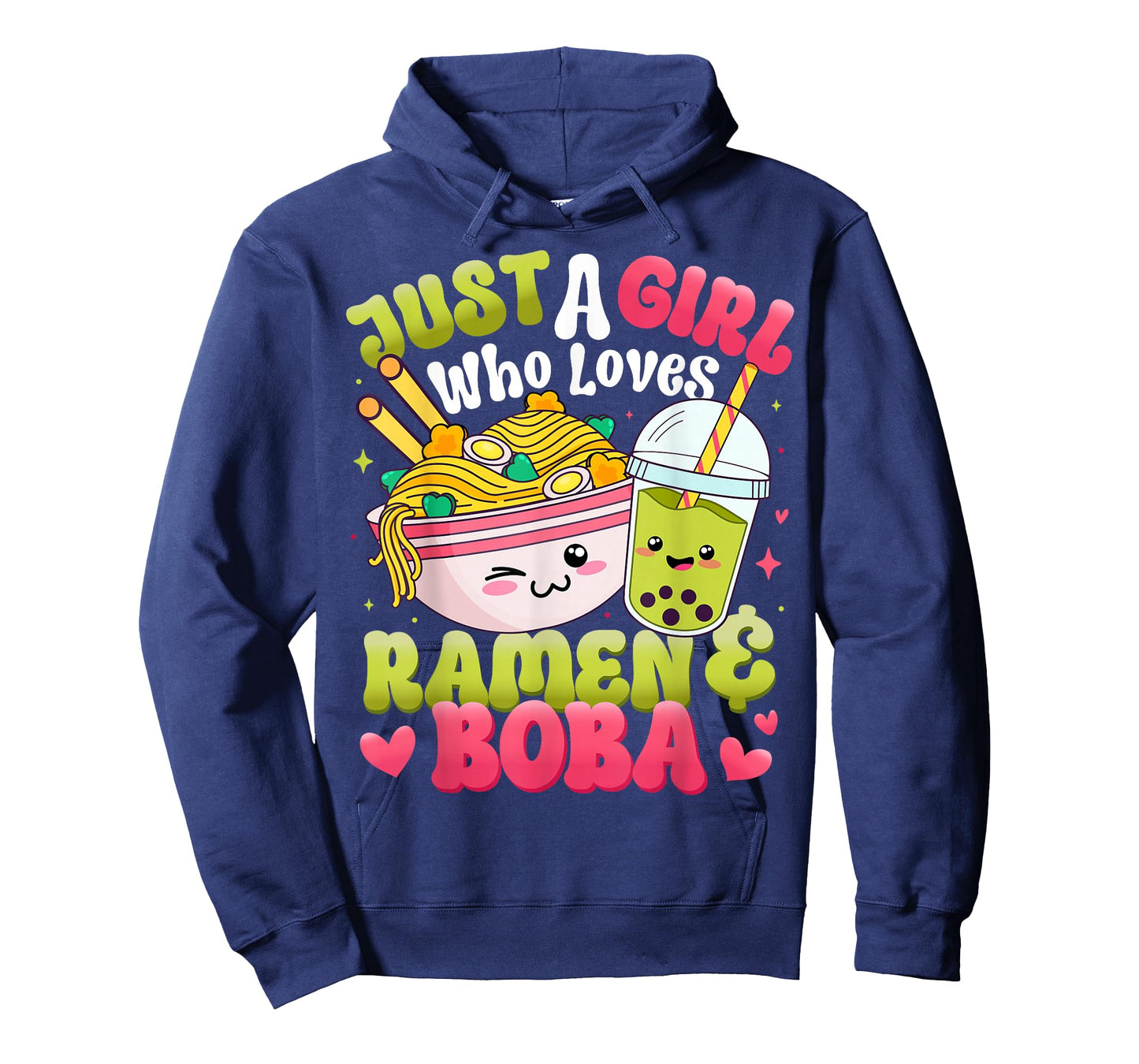 Just A Girl Who Loves Boba Tea And Ramen Bubble Tea Japanese T-Shirt