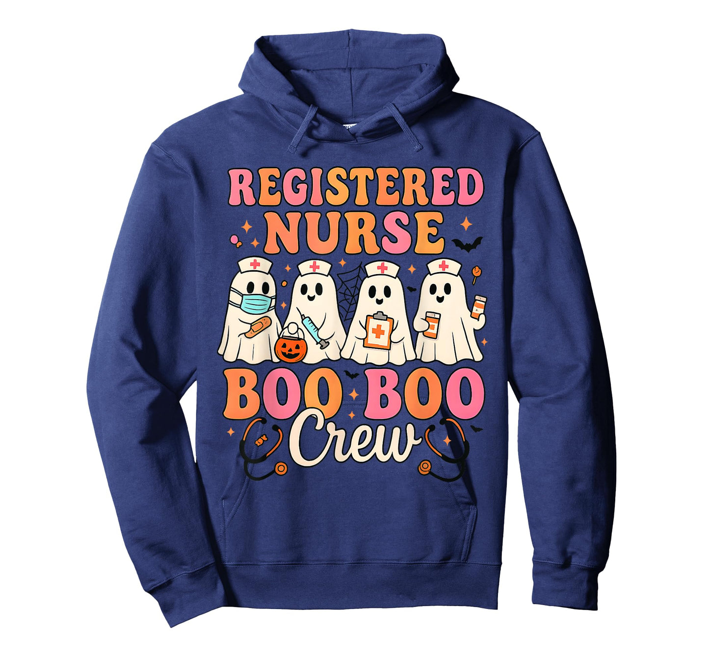 RN - Registered Nurse Boo Boo Crew Halloween Ghost T-Shirt