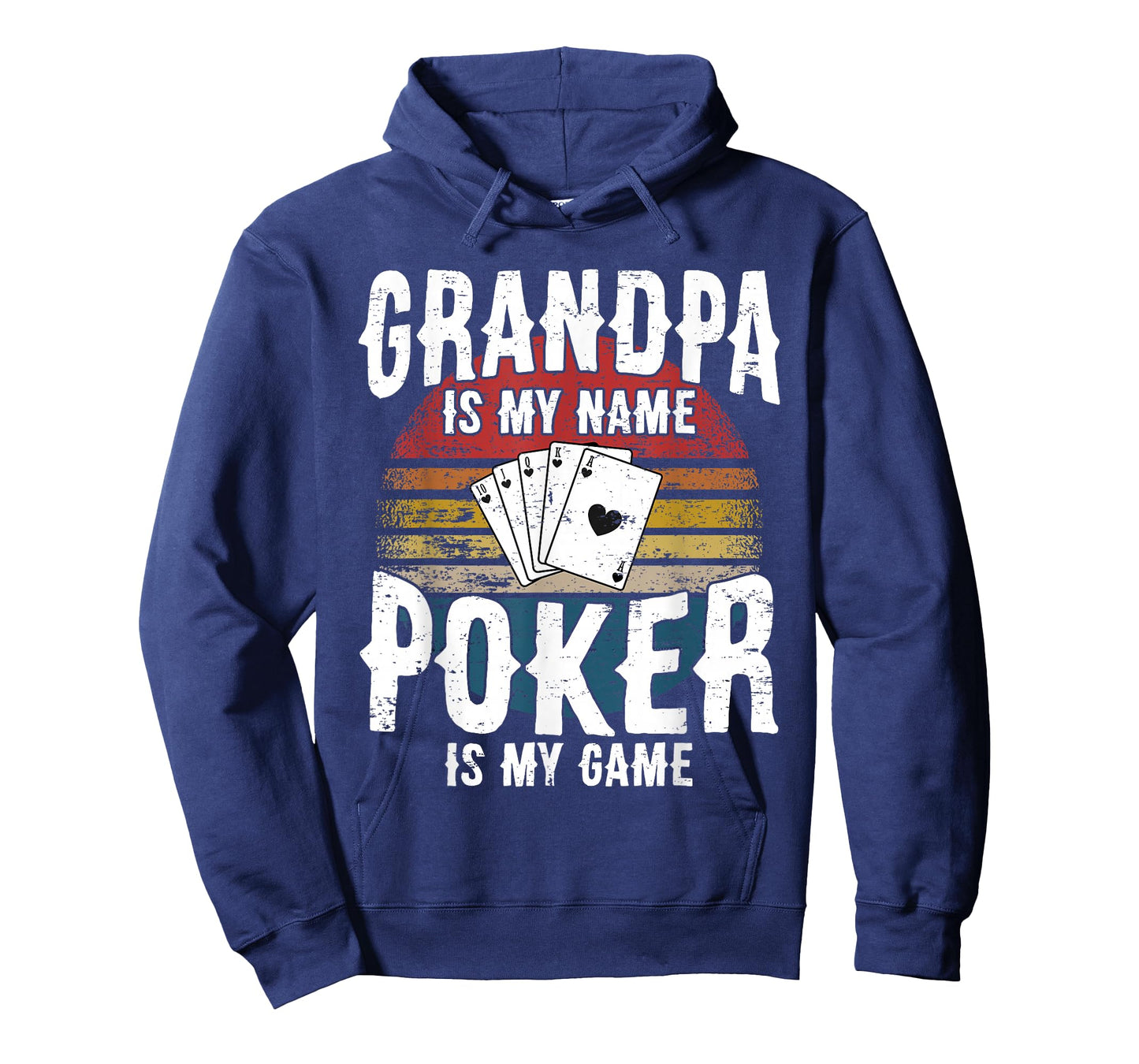 Poker Player Poker Cards Game I Grandpa Grandfather Grandparents T-Shirt