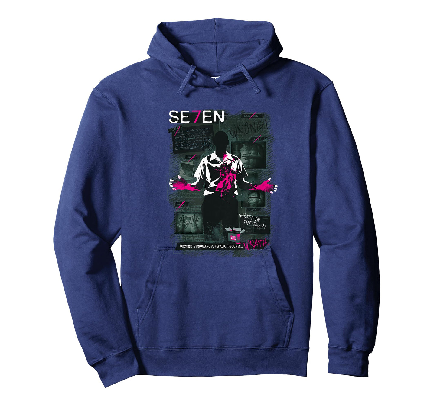 WB100 Se7en Wrath Bloody Hands Comic Graphic Cover T-Shirt