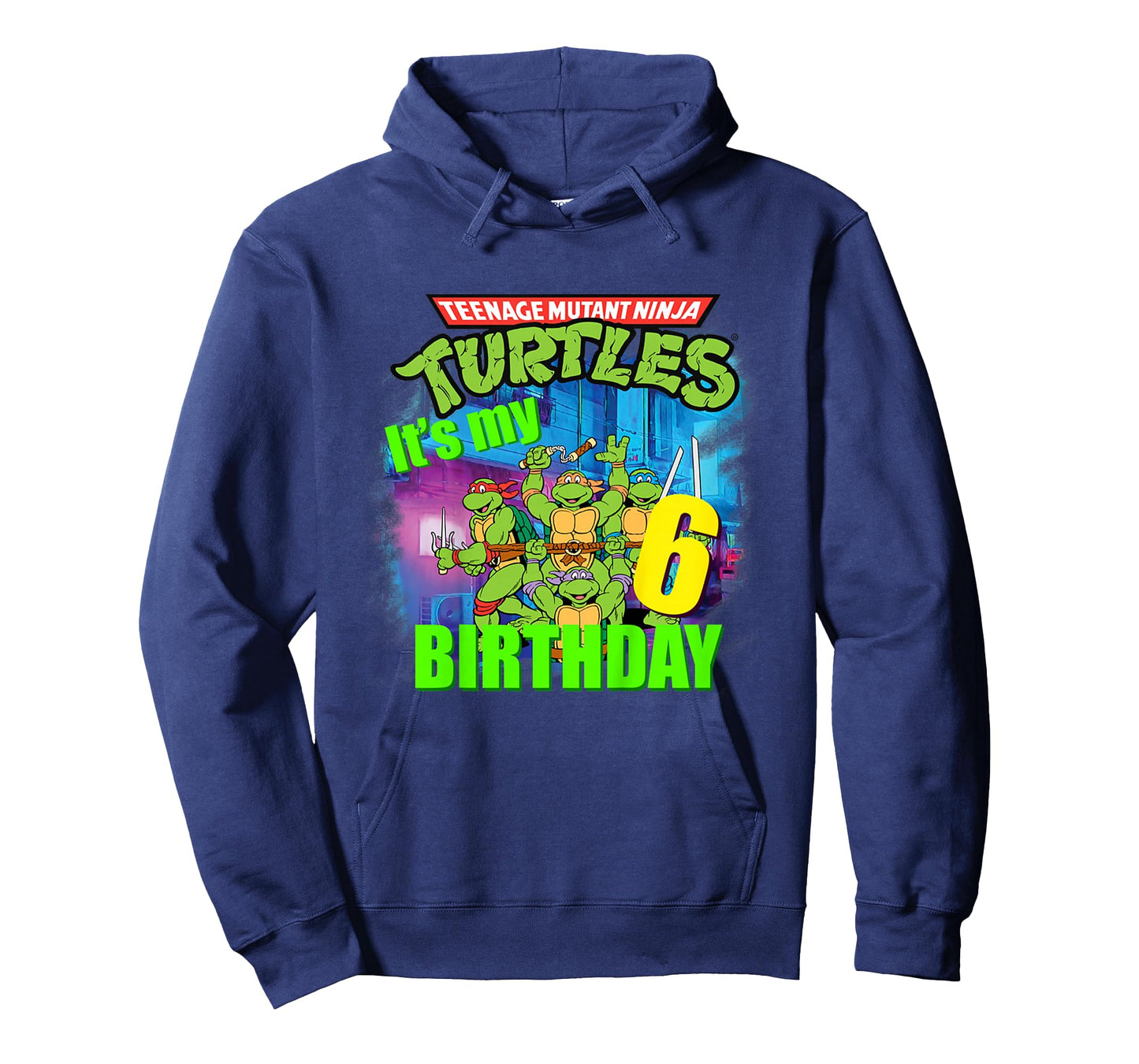 Mademark x Teenage Mutant Ninja Turtles - Original Teenage Mutant Ninja Turtles Sixth Birthday 6th T-Shirt