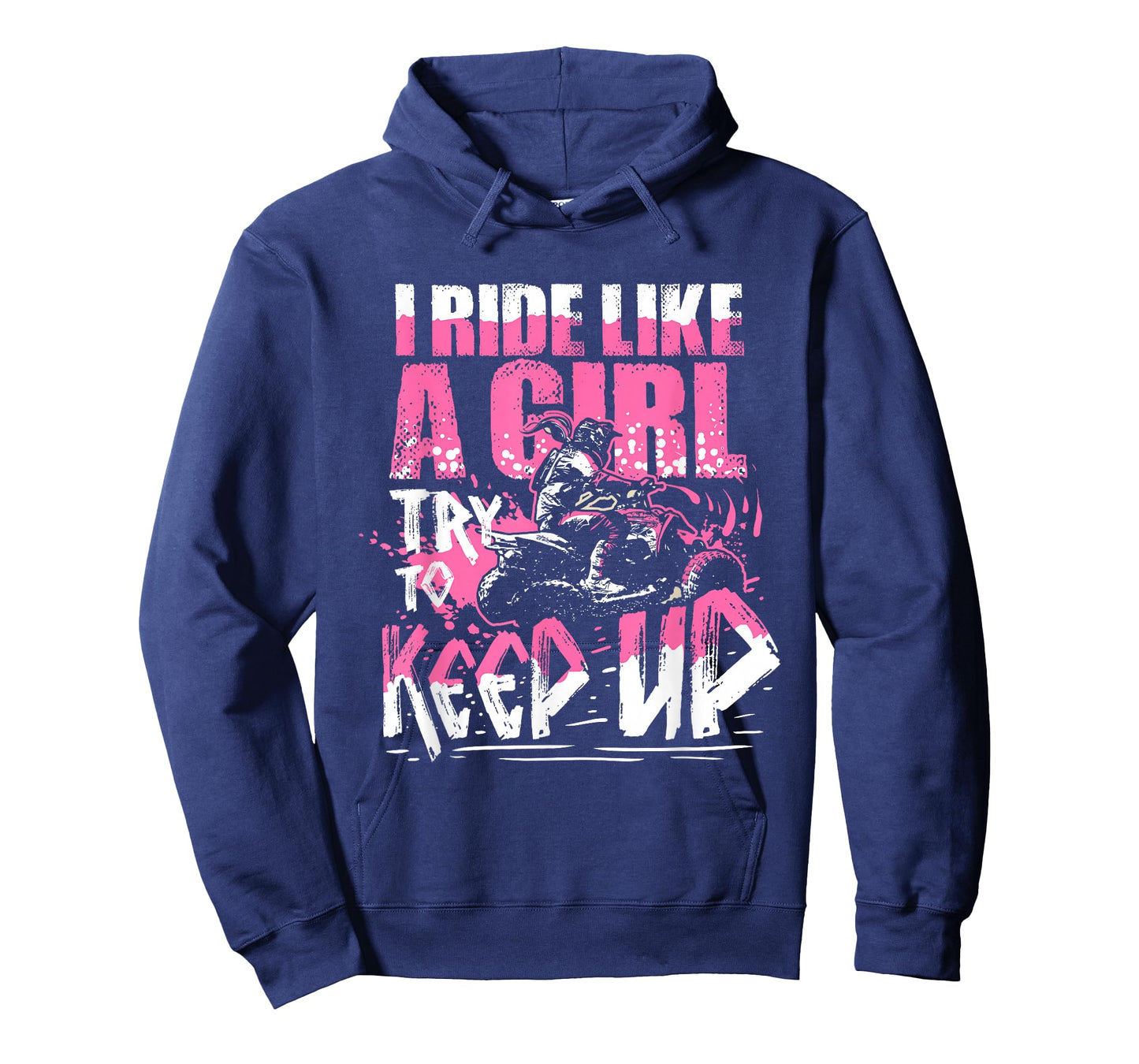 Quad ATV Girls Gift I Ride Like A Girl Try To Keep Up T-Shirt