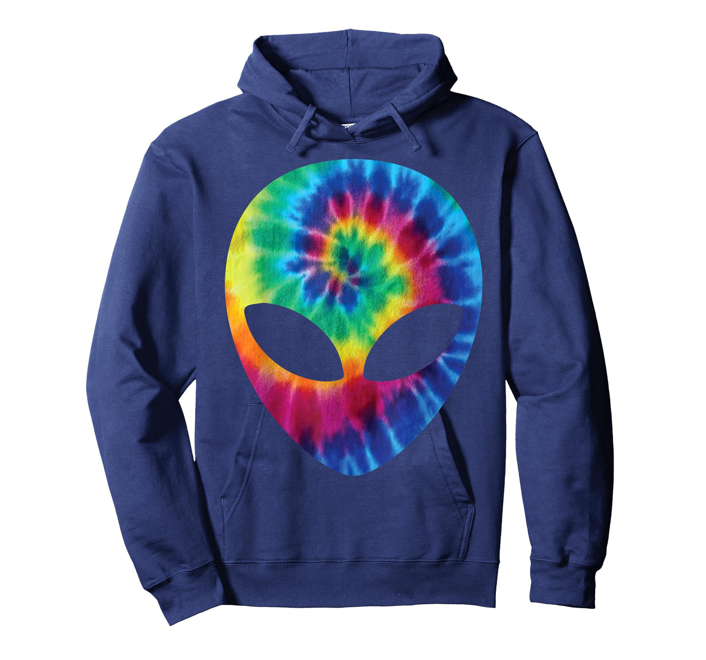 Alien Tie Dye Head Face T-Shirt