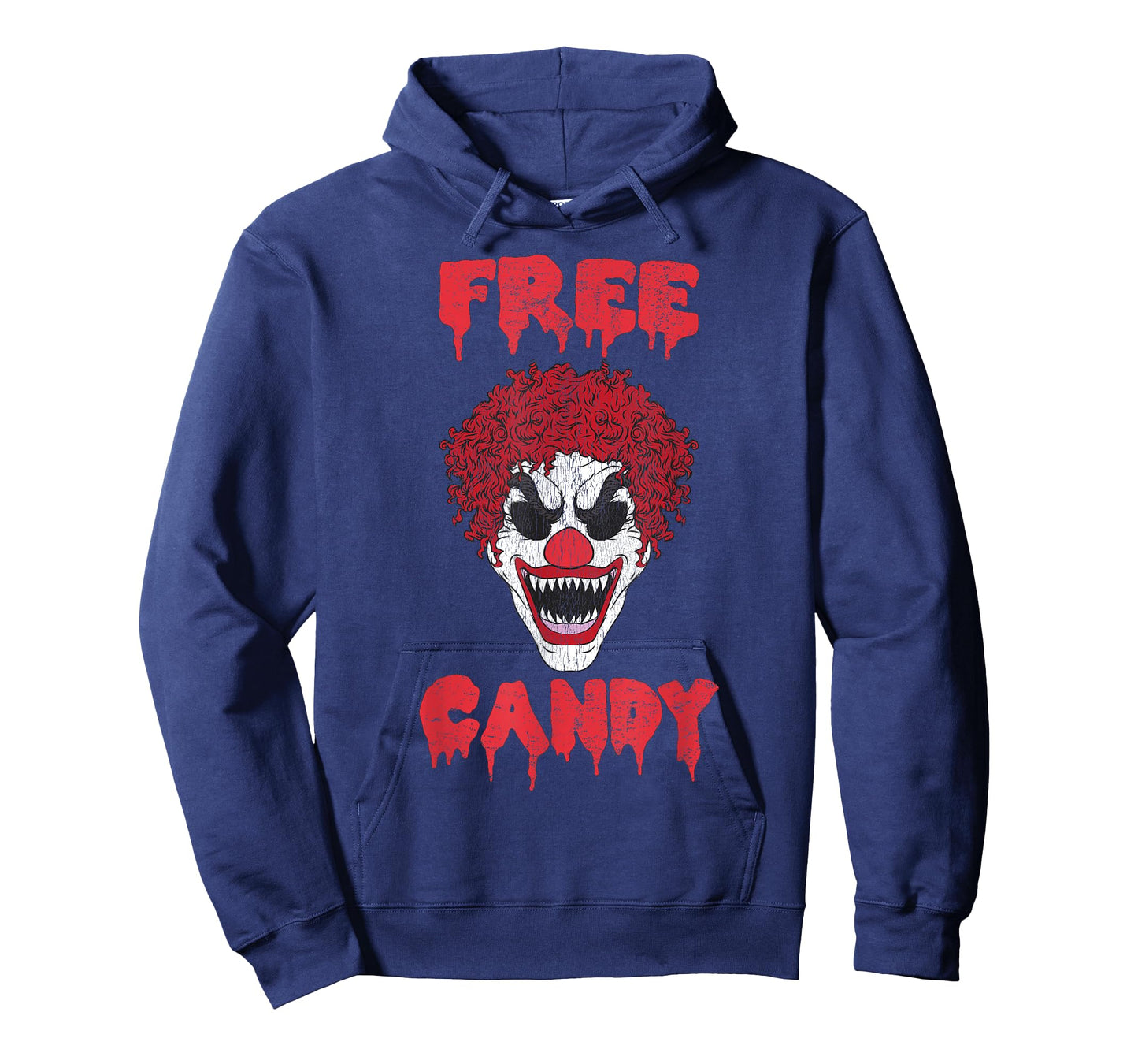 Scary Clown Free Candy Evil Halloween T-Shirt