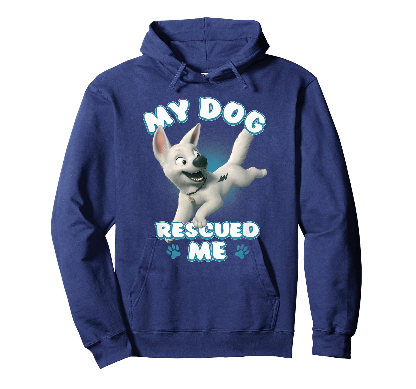 Disney Bolt My Dog Rescued Me Paw Prints T-Shirt