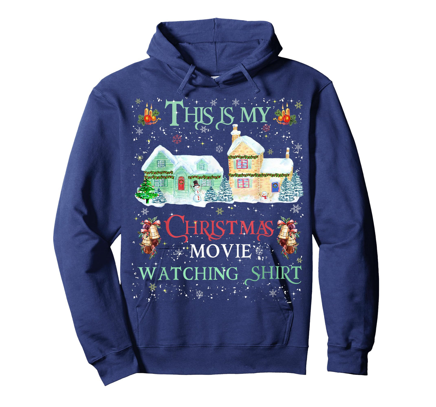 Christmas Movie Watching Shirt Family Matching Xmas T-Shirt T-Shirt