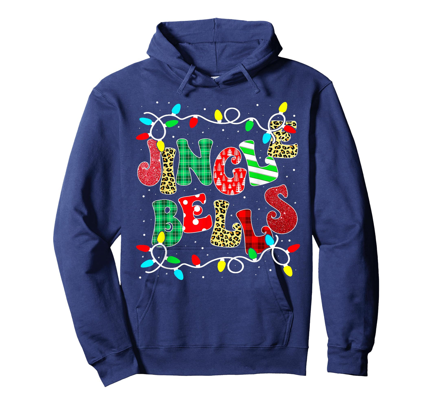 Christmas Red Plaid Jingle Bells Christmas Family Pajama T-Shirt