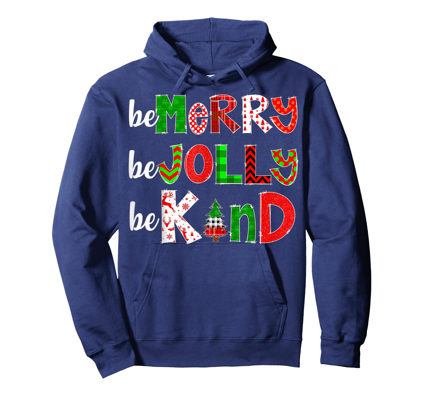 Be Merry Be Jolly Be Kind Merry Christmas Teacher Xmas Pjs T-Shirt