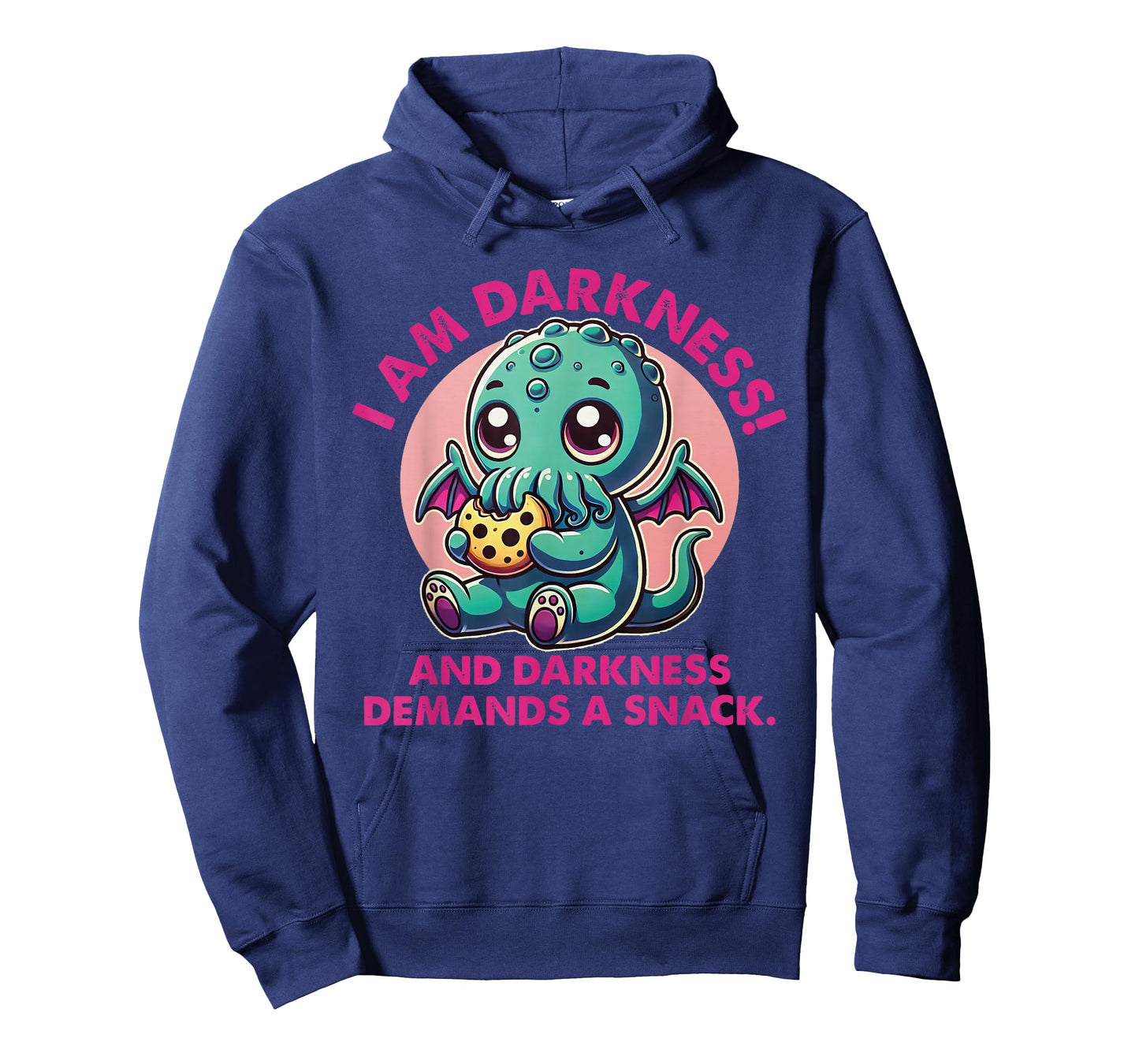 Cute Cthulhu I Am Darkness and Darkness Demands A Snack T-Shirt