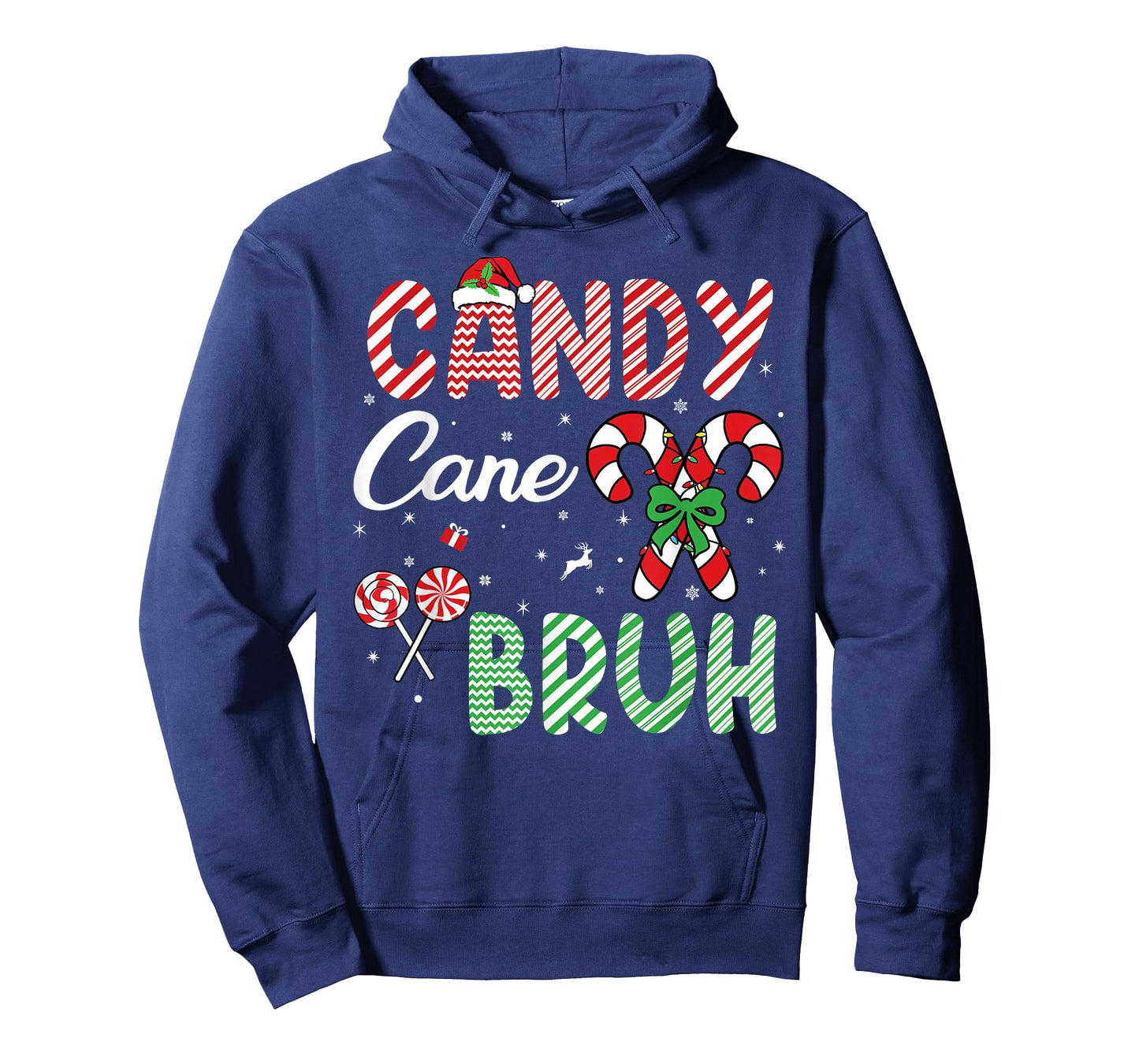 Candy Cane Bruh Funny Christmas Holiday Boys Toddlers kids T-Shirt